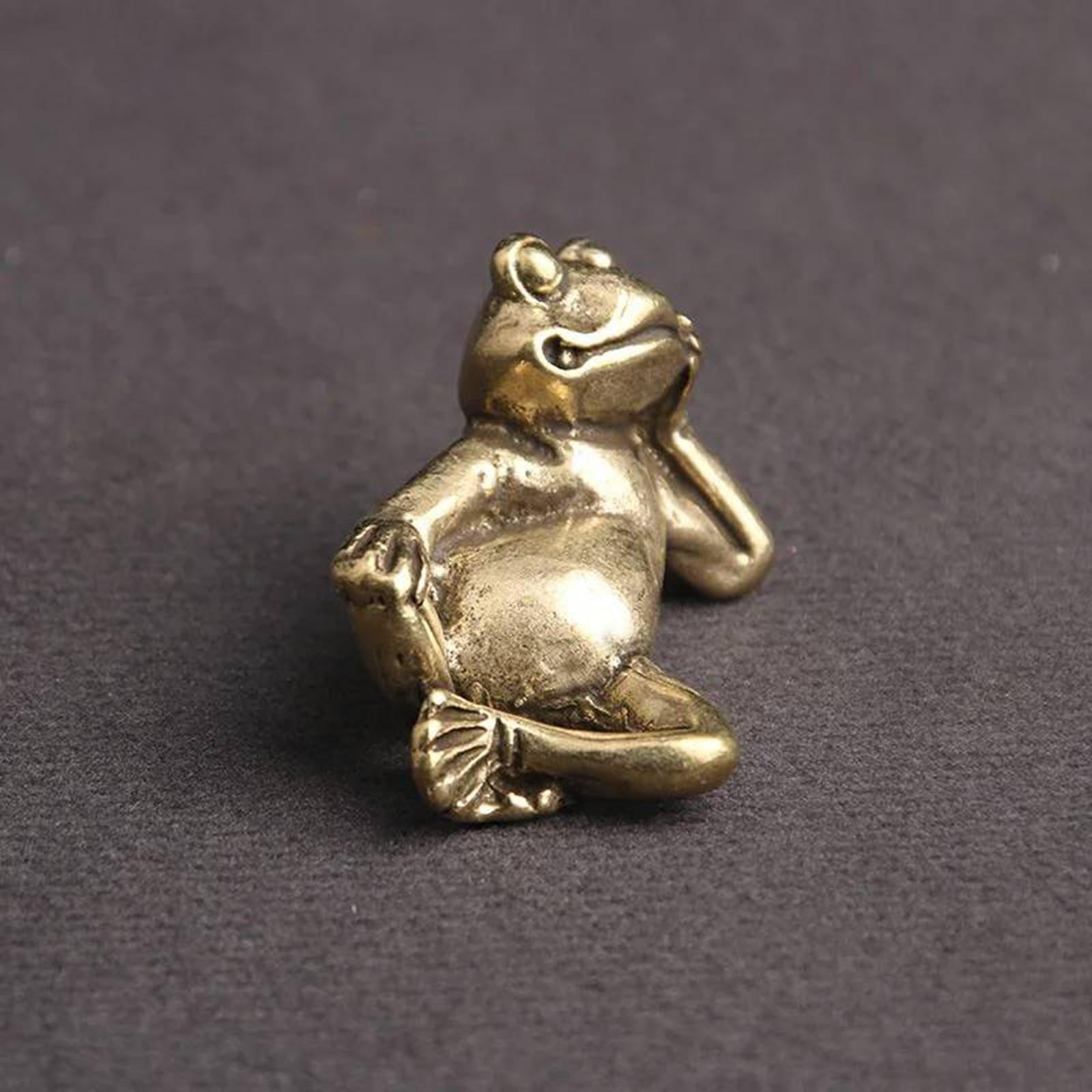 Miniature Sculpture Tea Pet Miniature Desktop Simple for Yoga Room Shelf Artistic