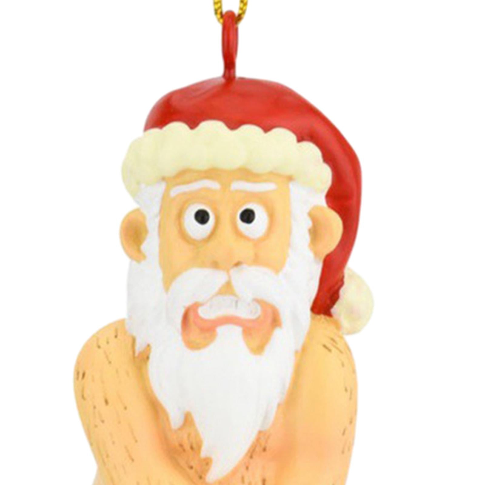 2023 Hanging Santa Claus Holiday Resin Decor Fireplace Xmas Tree Decorations