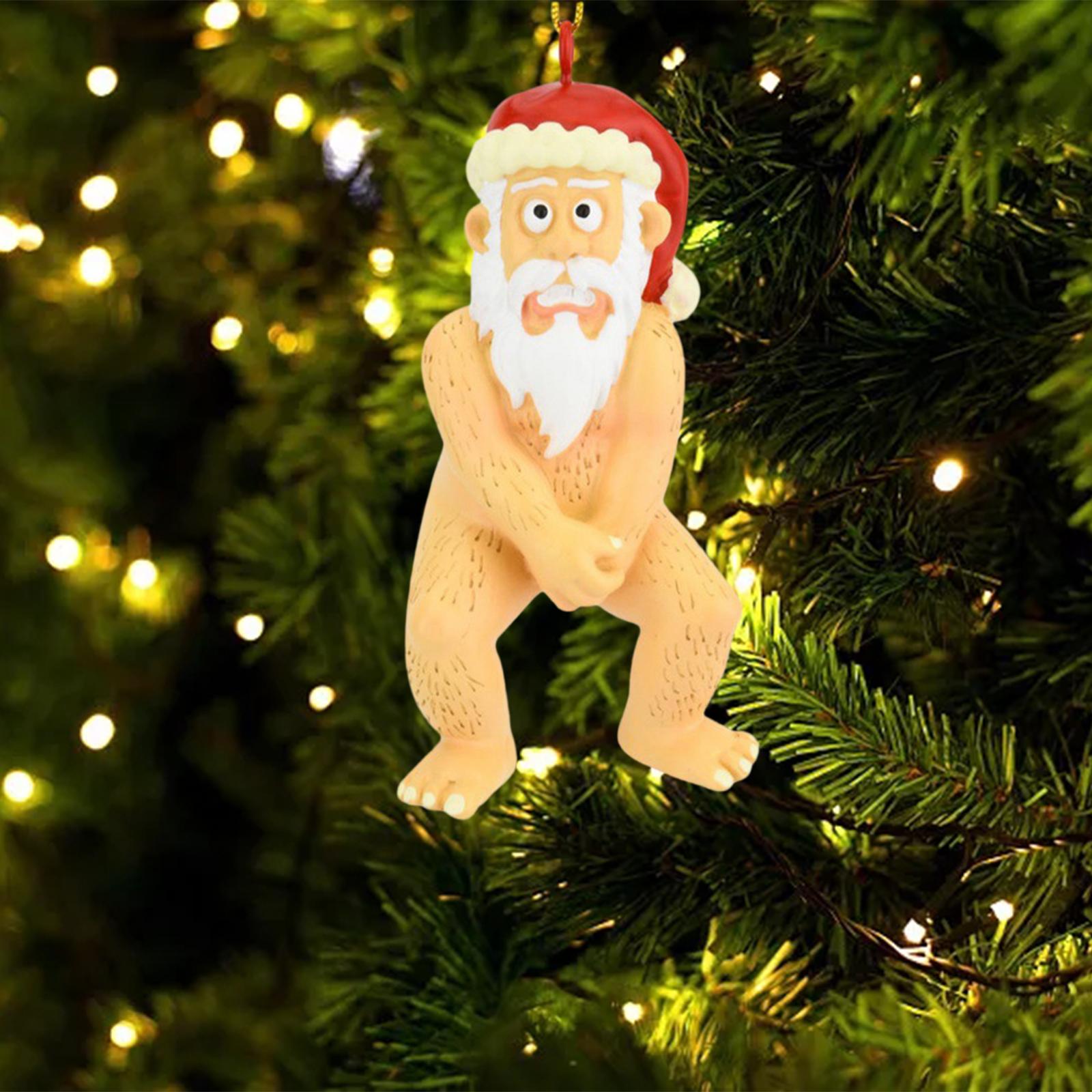 2023 Hanging Santa Claus Holiday Resin Decor Fireplace Xmas Tree Decorations