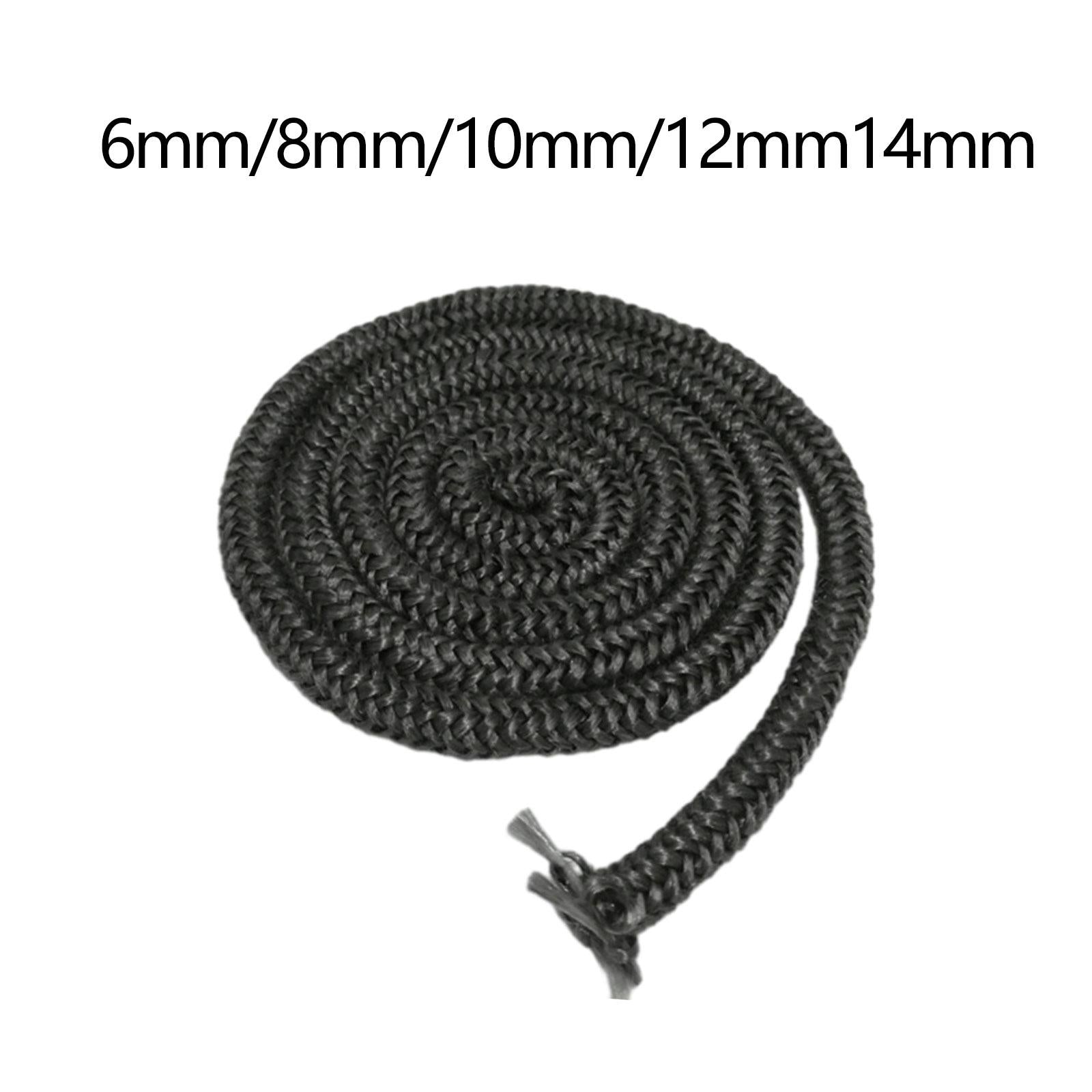Fireplace Seal Rope High Density Fibreglass Rope Wood Stove Door Seal Gasket 0.47inchx78inch
