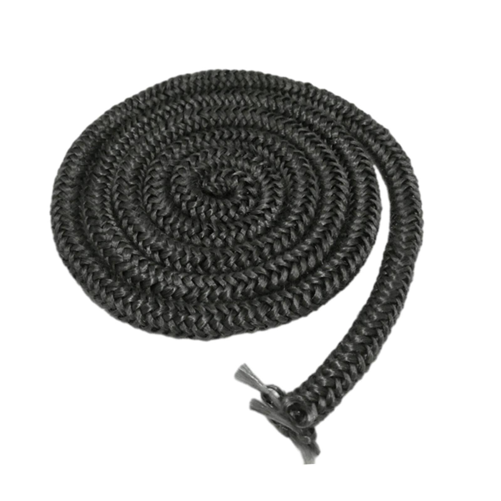 Fireplace Seal Rope High Density Fibreglass Rope Wood Stove Door Seal Gasket 0.31inchx118inch