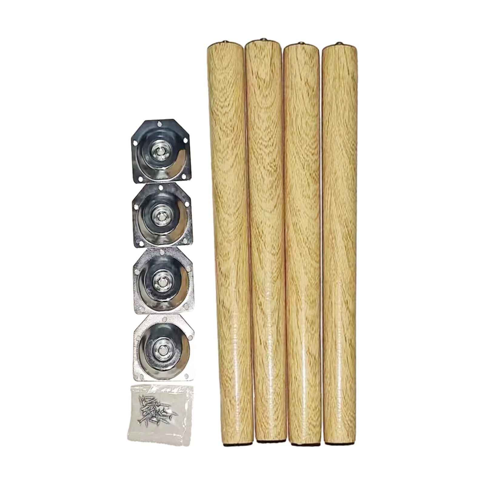 4x Wooden Furniture Legs Desk Chair Legs for End Table Coffee Table 40cm