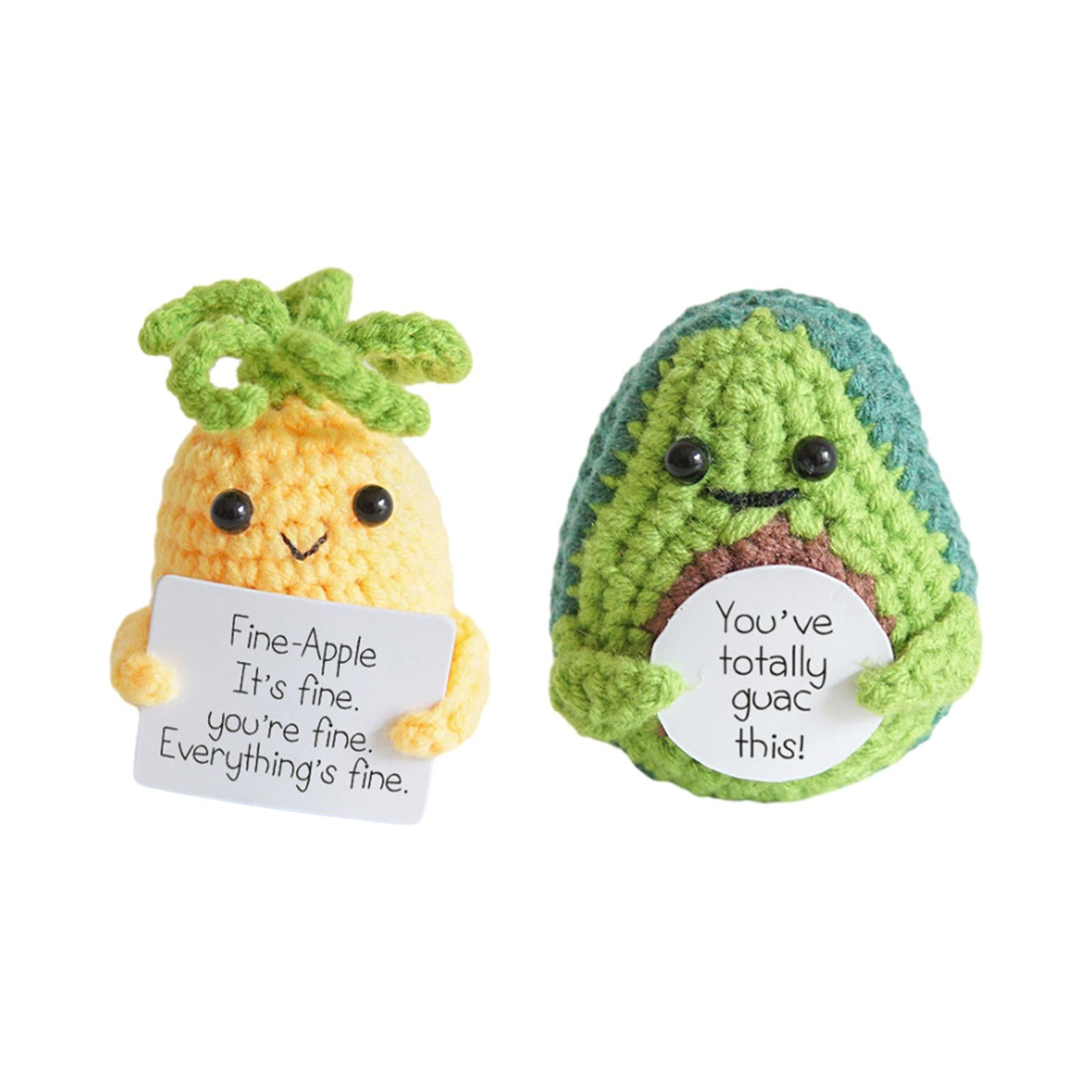 Funny Positive Doll Figurines for Car Interior Accessories Birthday New Year Pineapple