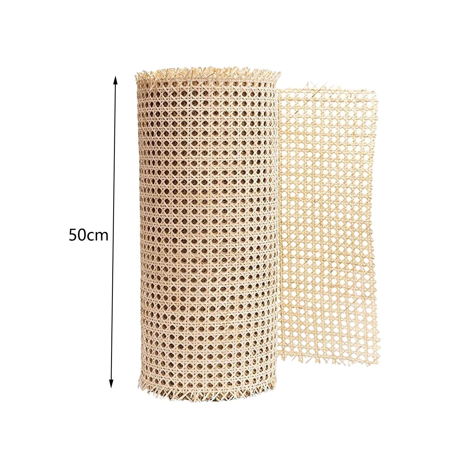 Rattan Cane Webbing Roll Cane Webbing Sheet for Summer Furniture Ceiling Bed 50cmx100cm