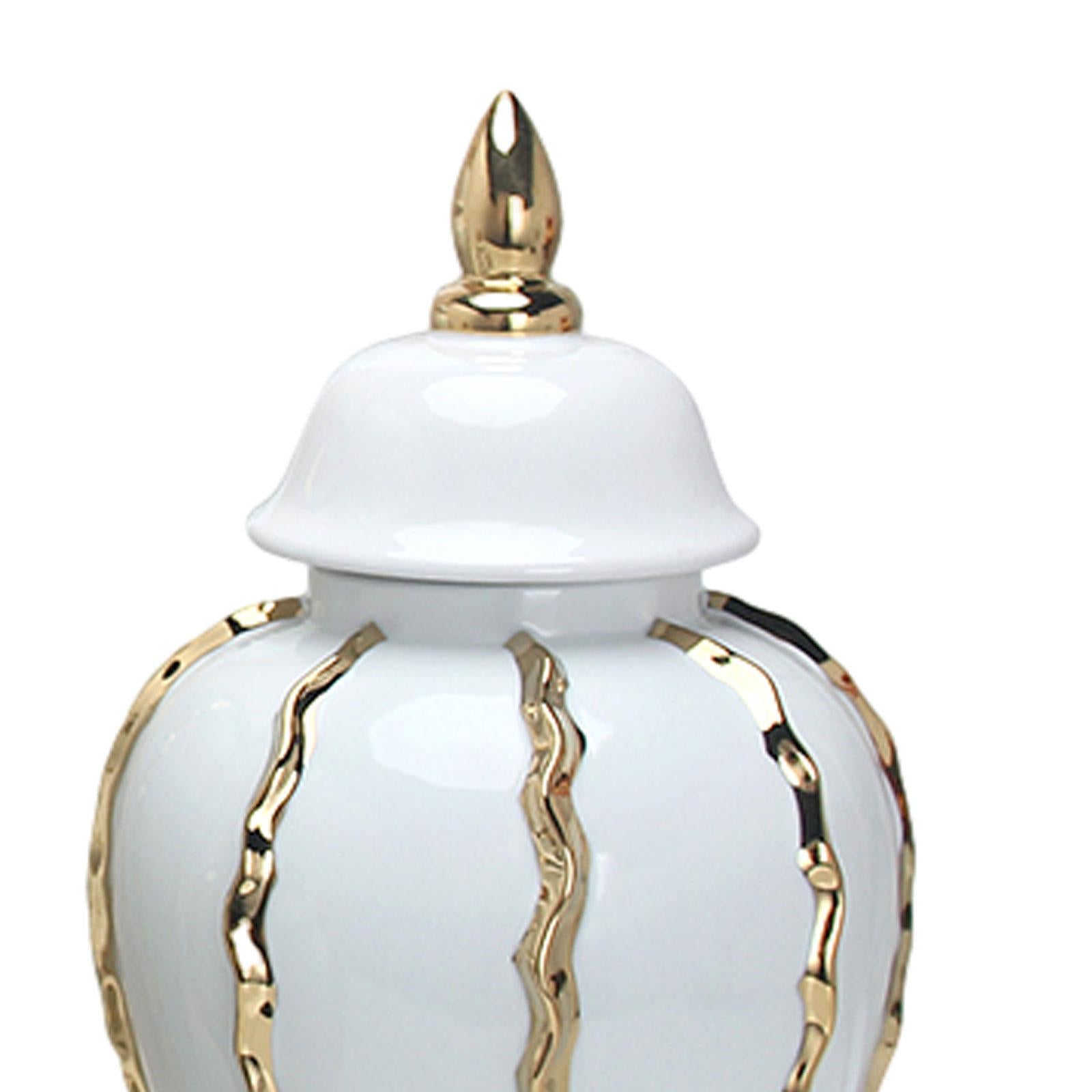 Jar Vase Porcelain Desk Creative Ginger Jar for Drawing Room Entry Hallway