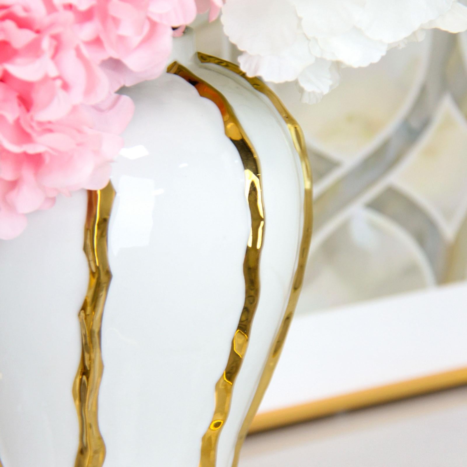 Jar Vase Porcelain Desk Creative Ginger Jar for Drawing Room Entry Hallway