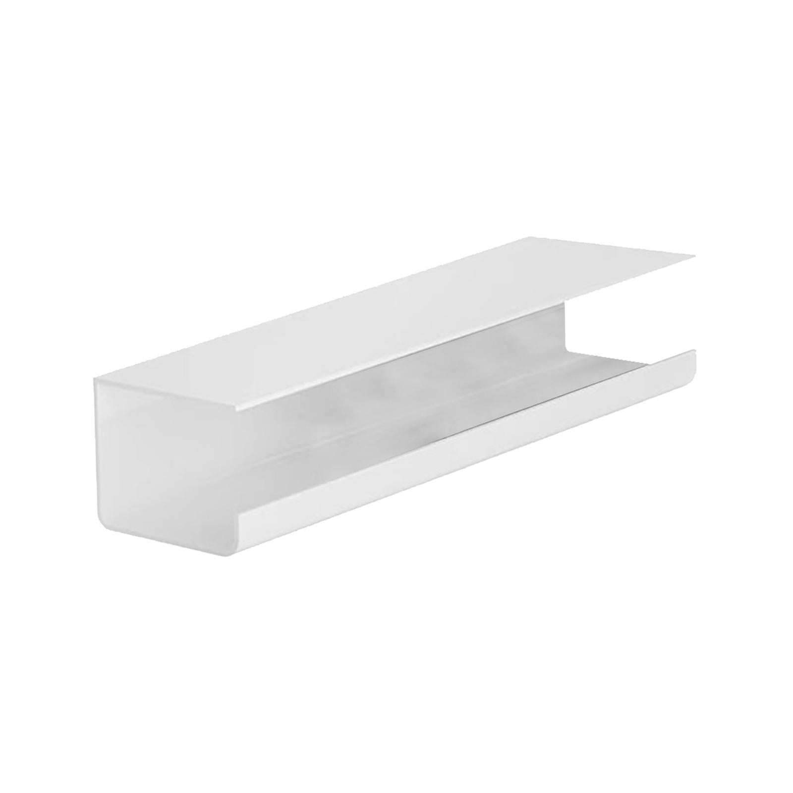 under Desk Cable Management Tray Wire Management Tray for Home Desk Computer White 40cm