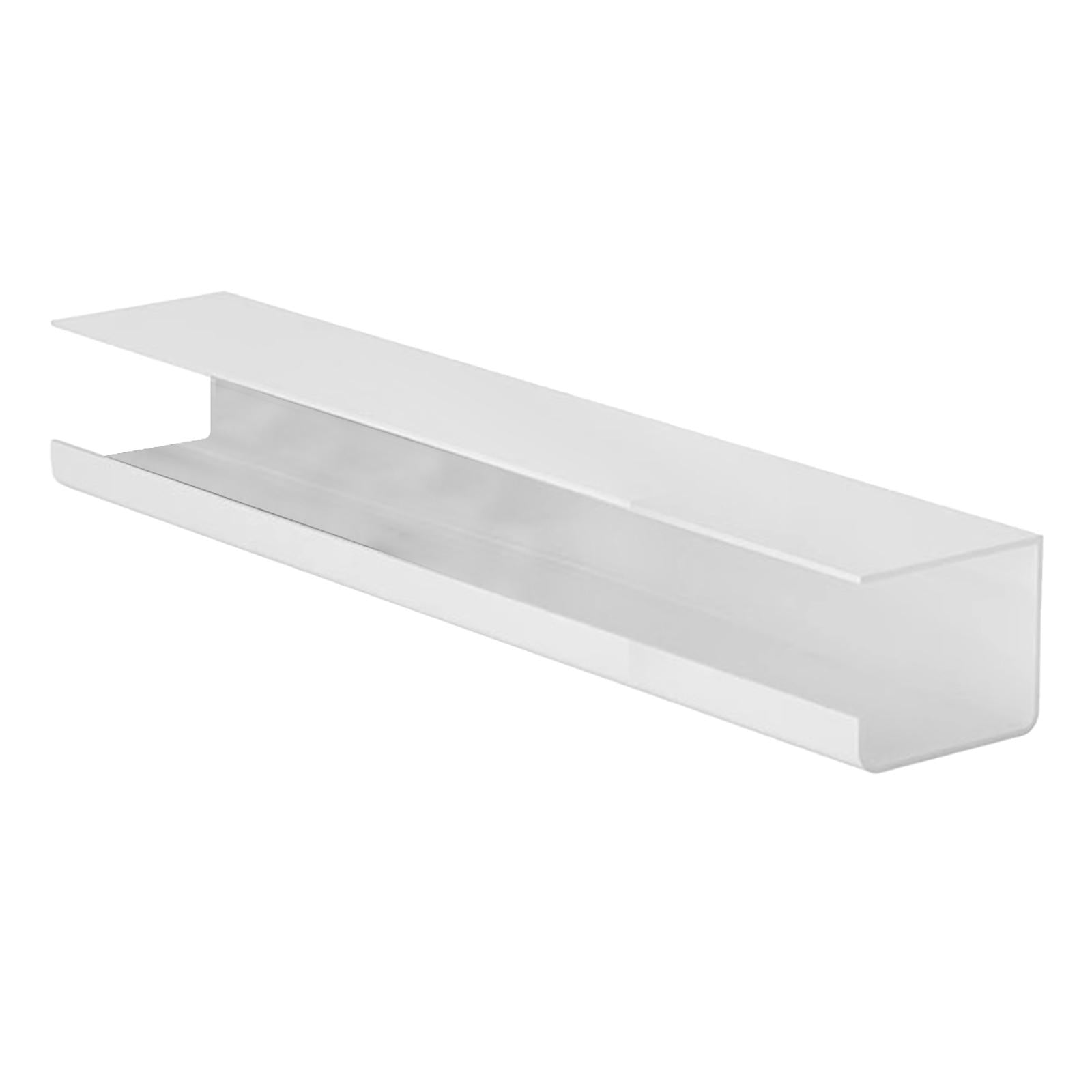 under Desk Cable Management Tray Wire Management Tray for Home Desk Computer White 55cm