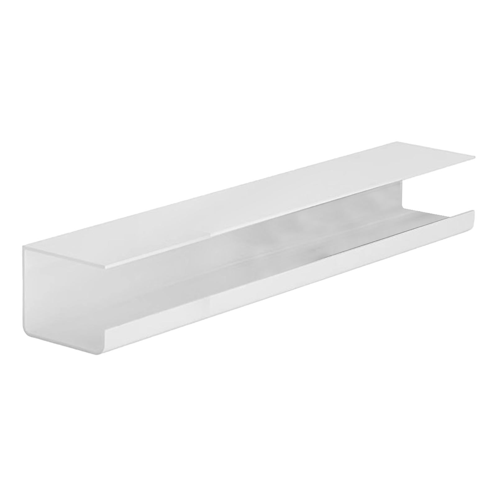 under Desk Cable Management Tray Wire Management Tray for Home Desk Computer White 55cm