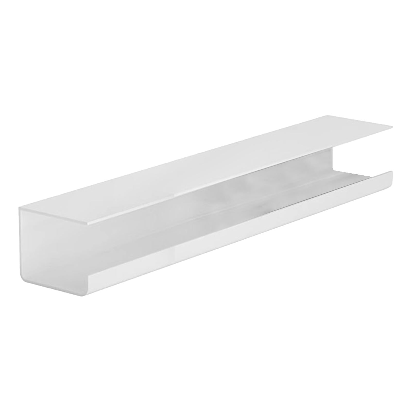 under Desk Cable Management Tray Wire Management Tray for Home Desk Computer White 55cm