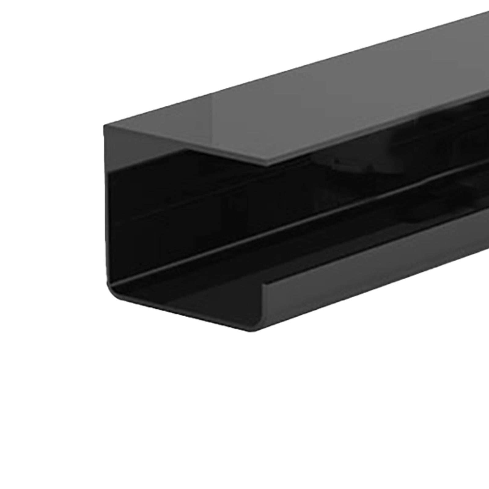 under Desk Cable Management Tray Wire Management Tray for Home Desk Computer Black 40cm