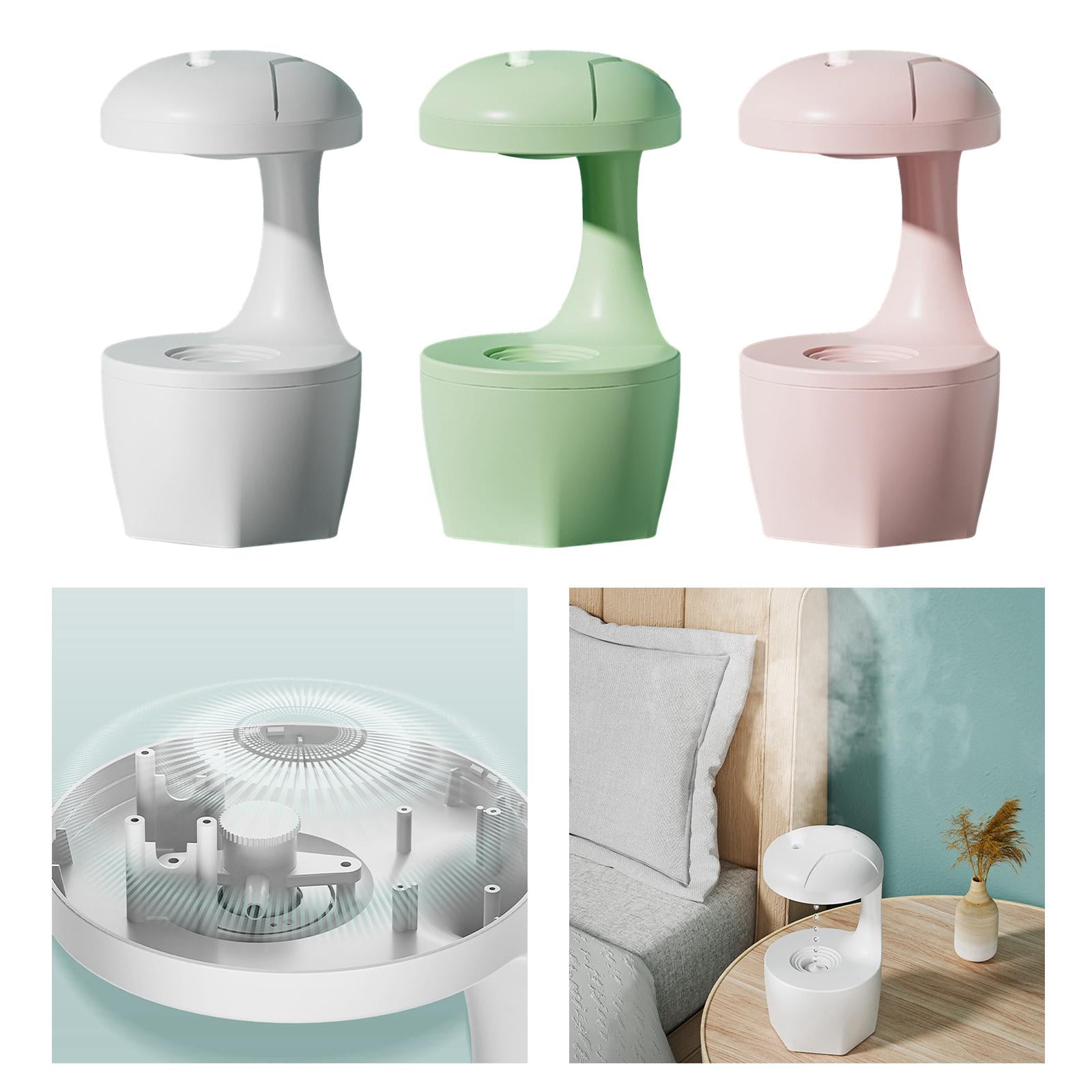 Air Humidifier Portable Anti Gravity Humidifier for Nursery Dorm Living Room White