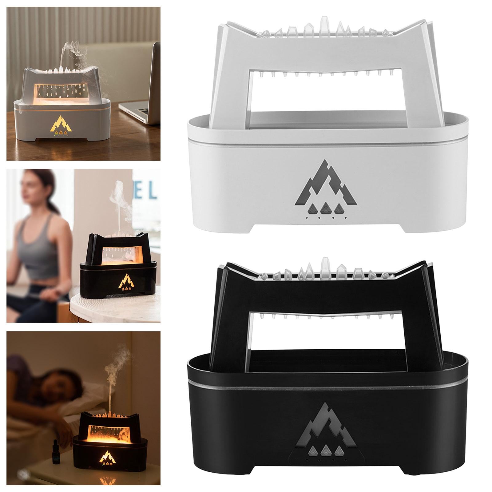 Raindrops Aroma Diffuser 300ml Capacity Mini Humidifier for Working Sporting White