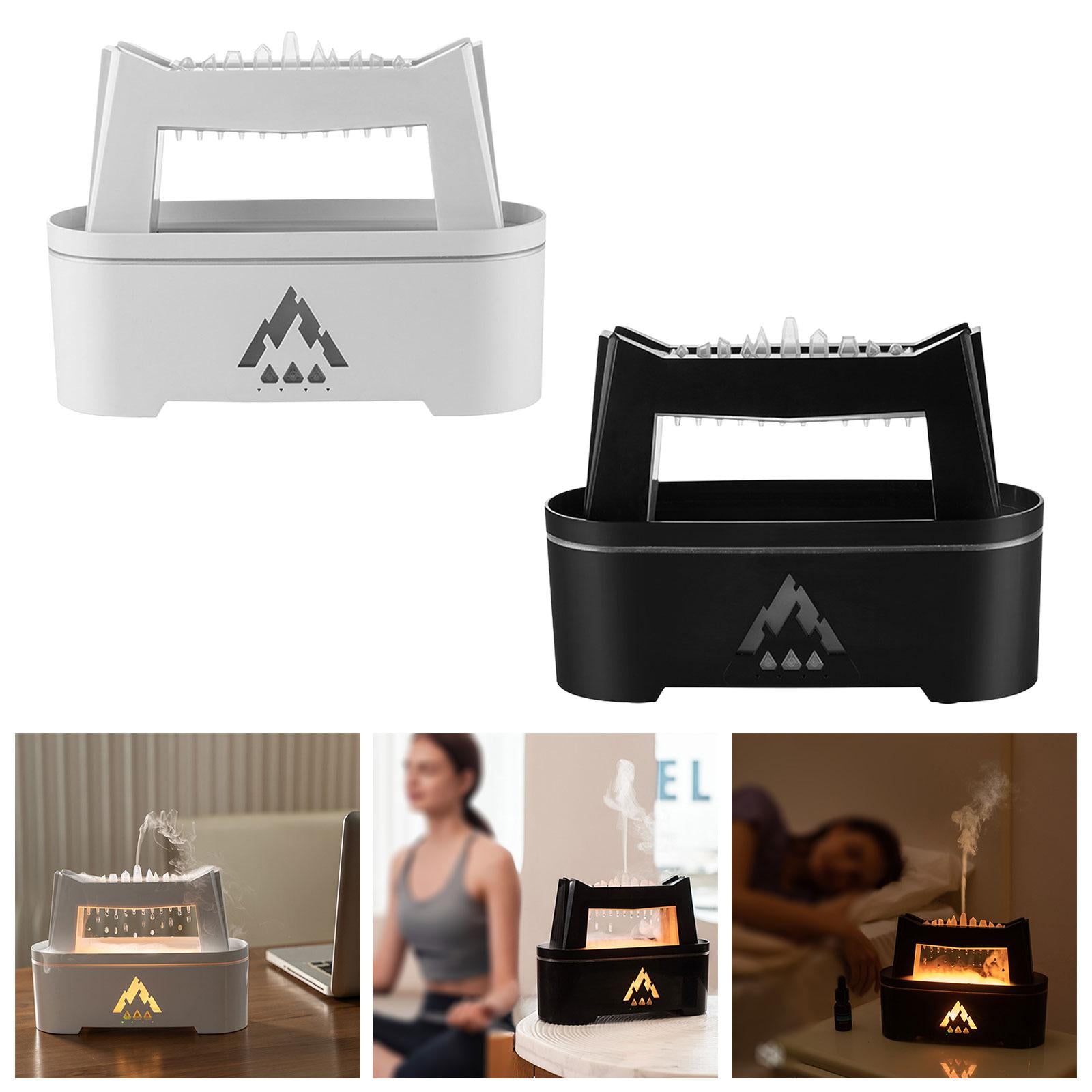 Raindrops Aroma Diffuser 300ml Capacity Mini Humidifier for Working Sporting White