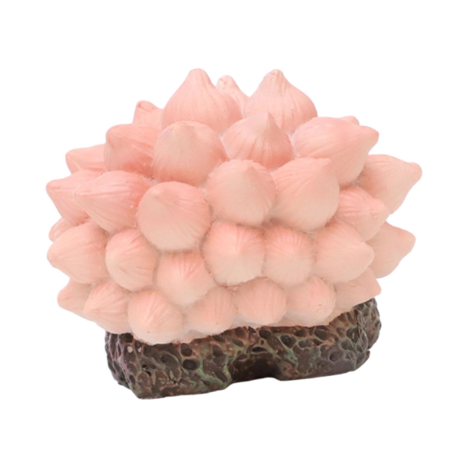 Artificial Coral Ornament Fish Tank Decor for Balcony Porch Patio Pink