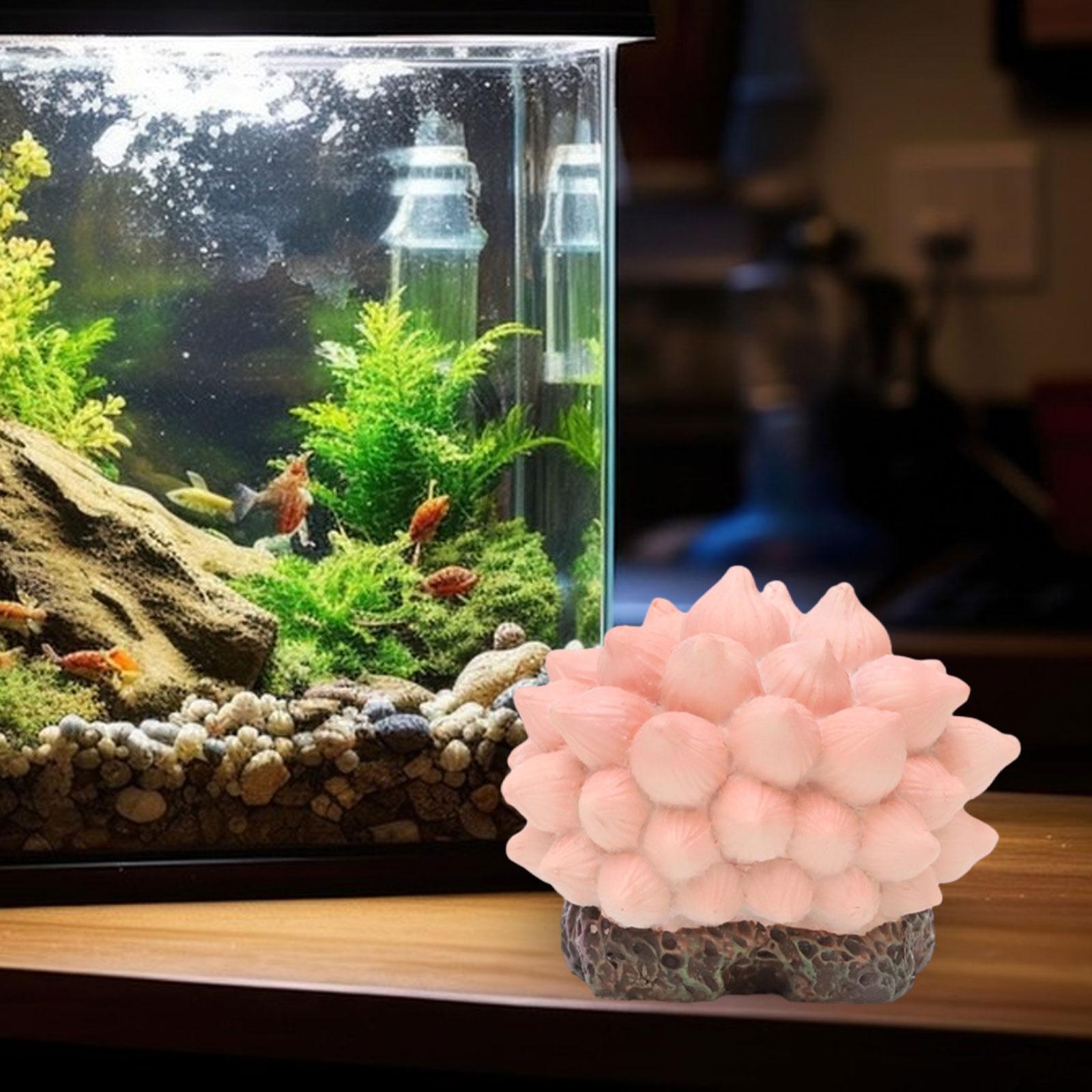 Artificial Coral Ornament Fish Tank Decor for Balcony Porch Patio Pink