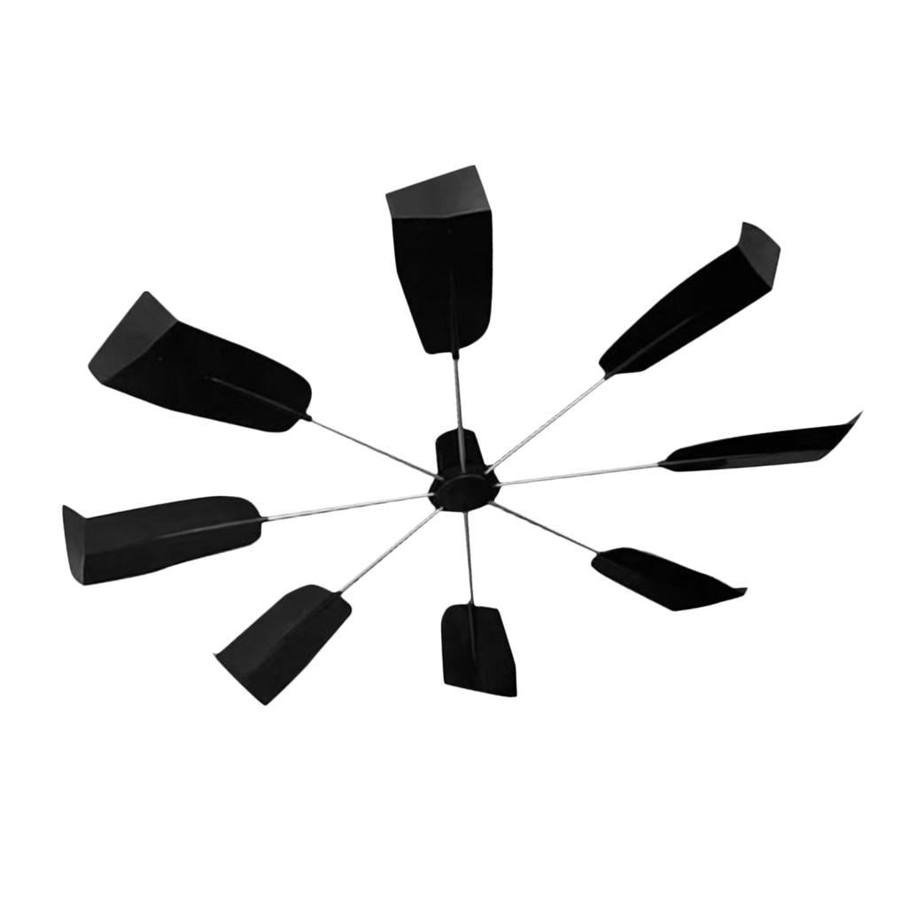 Central Deflector Black Prevent Blow Baffle Cover for Office Library Home