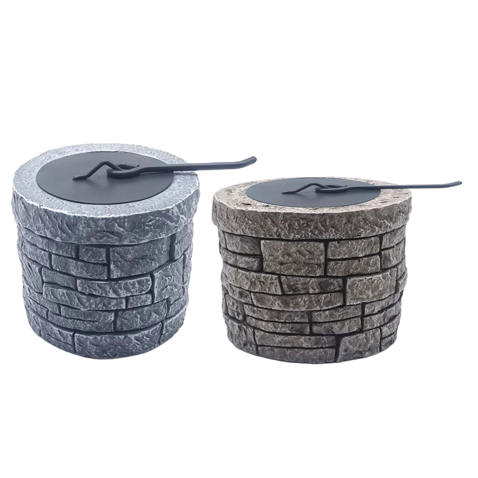 Small Small Fire Pit Home Decor Small Portable Fire Pit for Outdoor grey