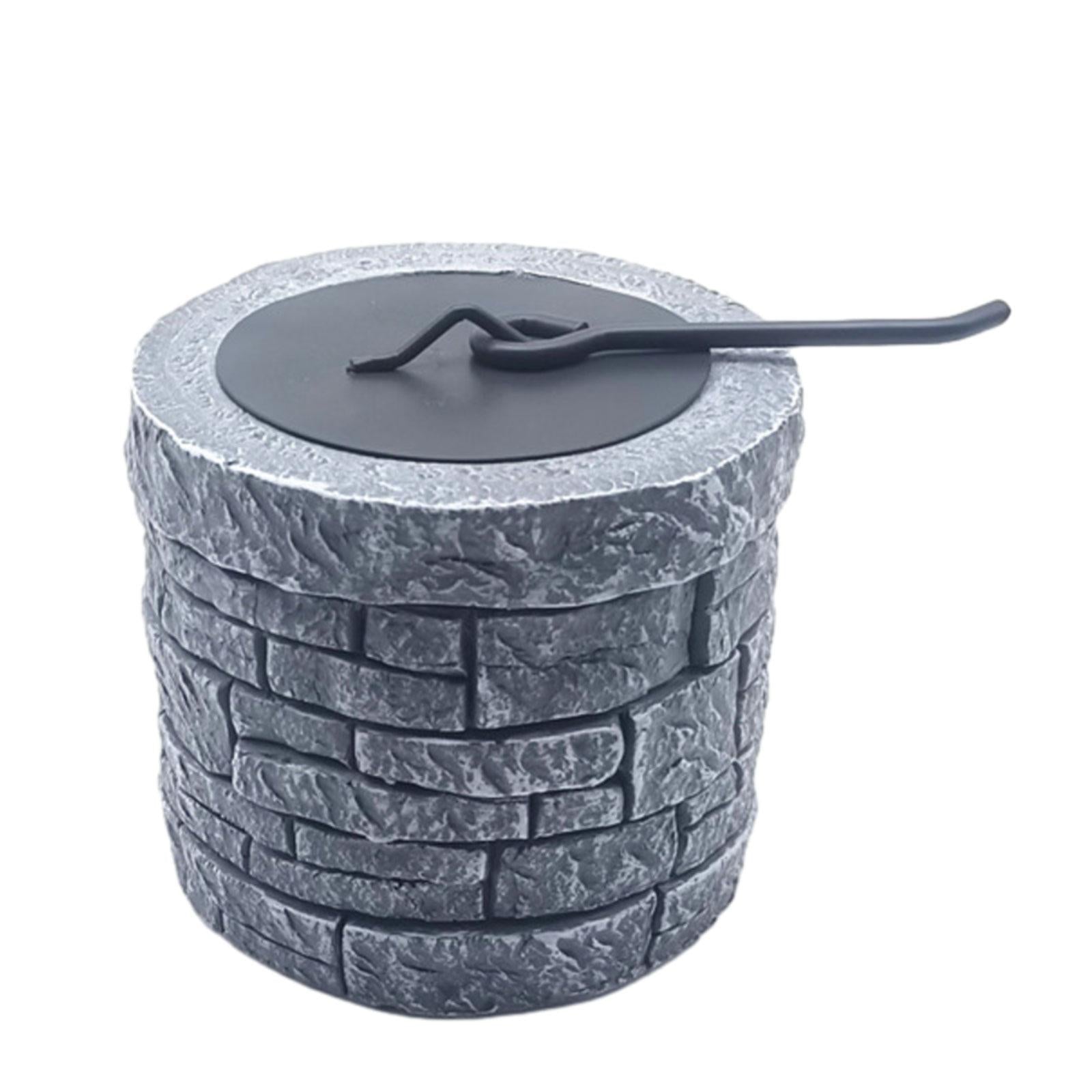 Small Small Fire Pit Home Decor Small Portable Fire Pit for Outdoor grey