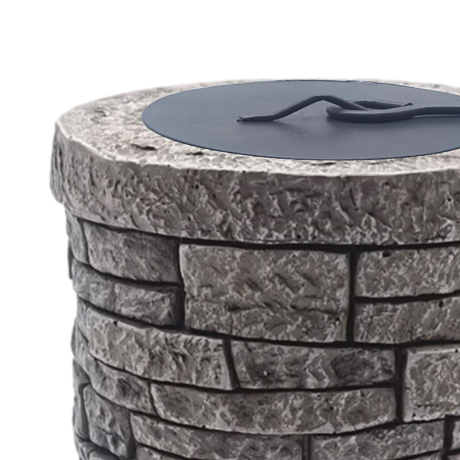 Small Small Fire Pit Home Decor Small Portable Fire Pit for Outdoor brown