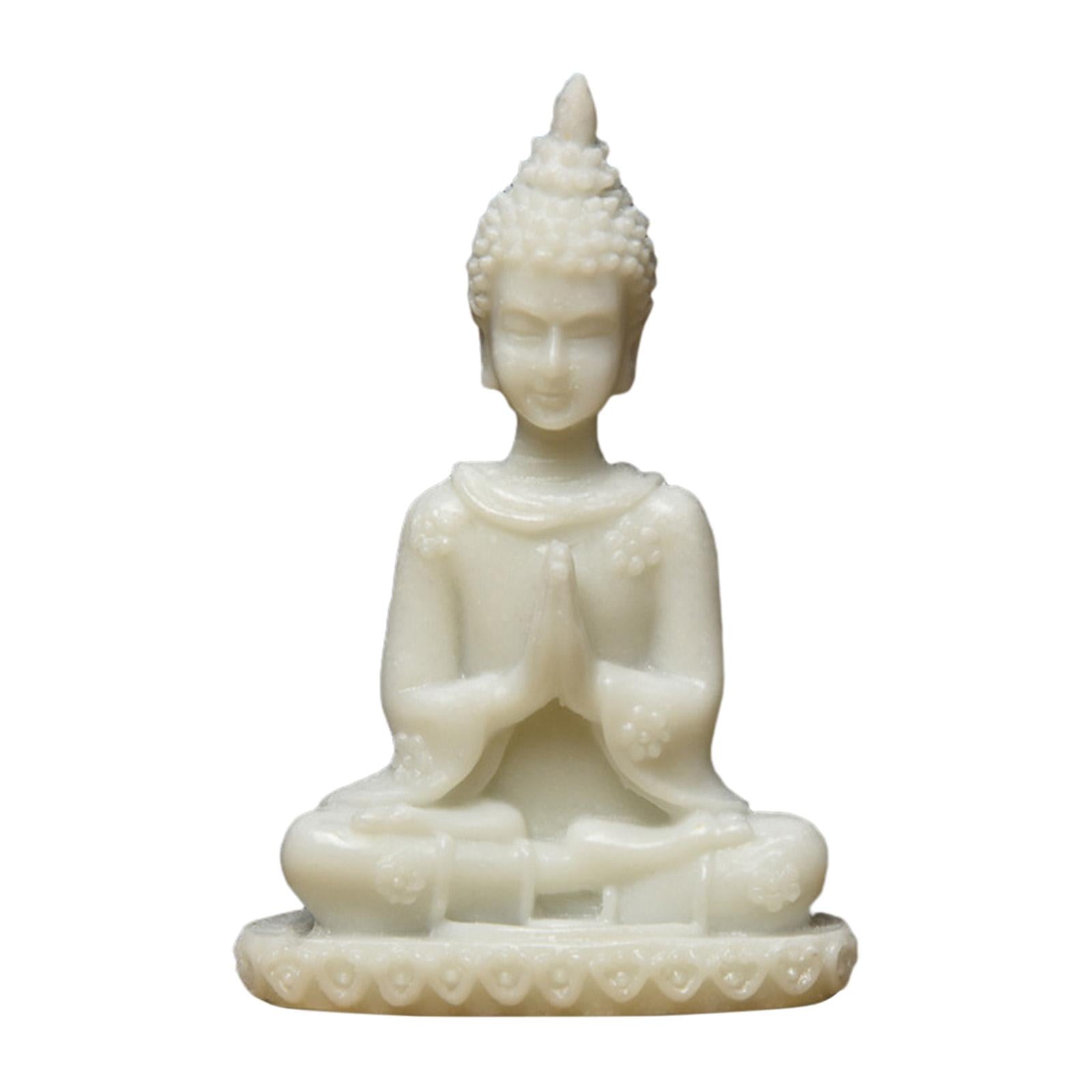 Buddha Statue Zen Decor Home Decor Meditation Decor for Tabletop Home Office Style B
