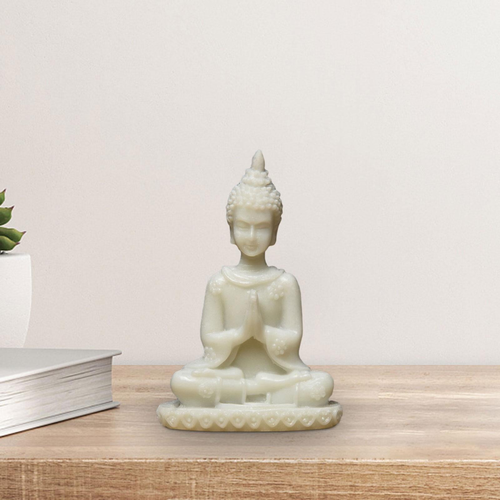 Buddha Statue Zen Decor Home Decor Meditation Decor for Tabletop Home Office Style B