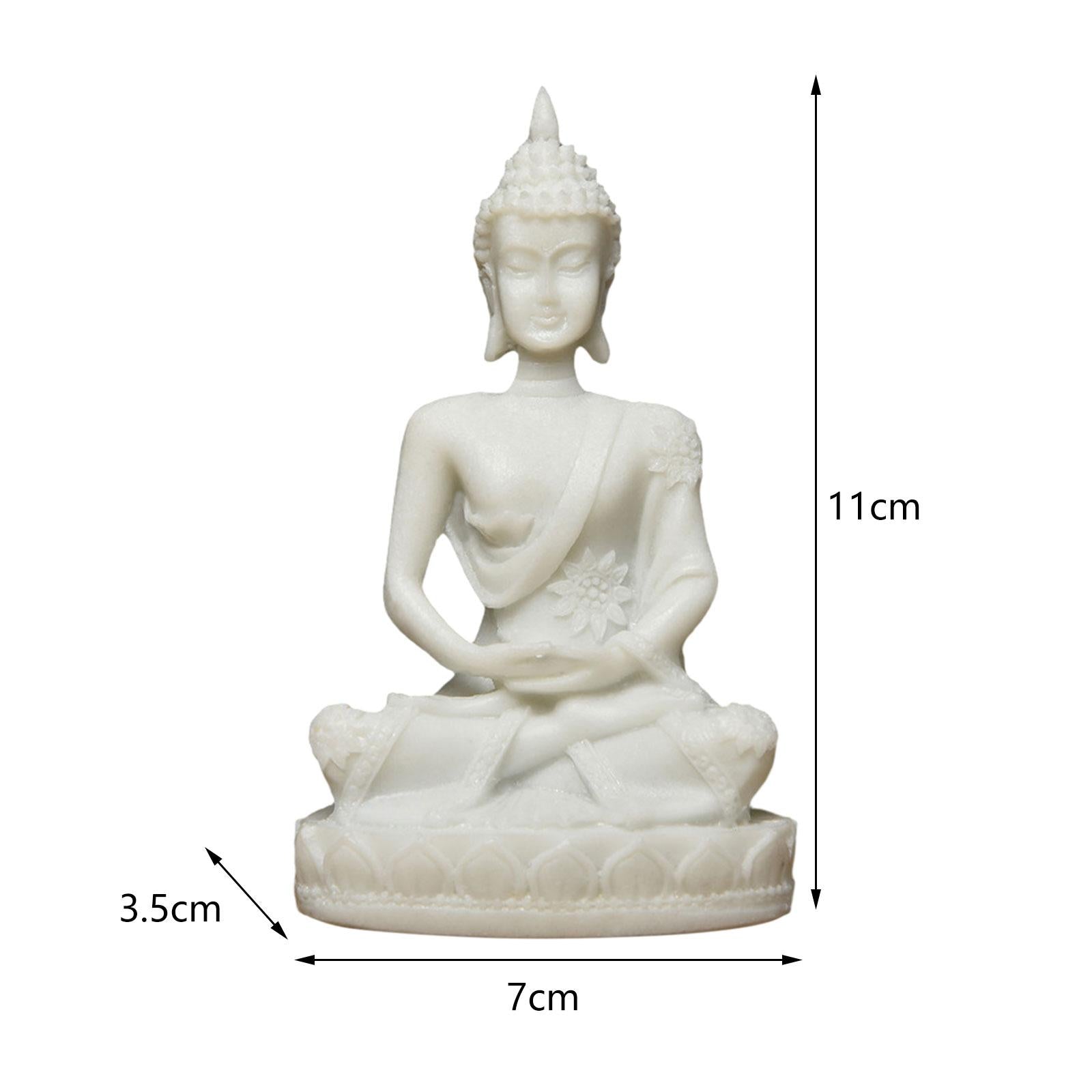 Buddha Statue Zen Decor Home Decor Meditation Decor for Tabletop Home Office Style C