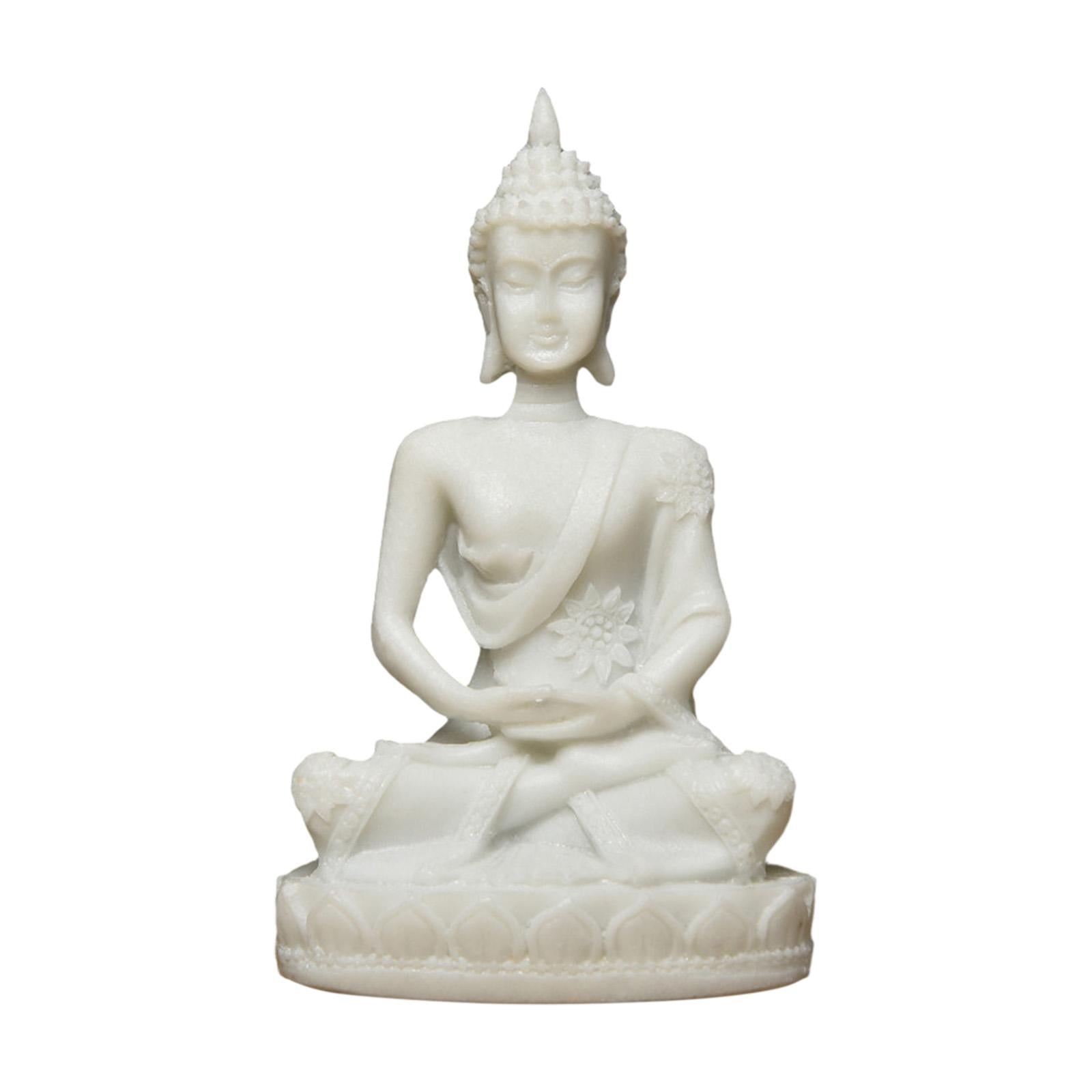 Buddha Statue Zen Decor Home Decor Meditation Decor for Tabletop Home Office Style C