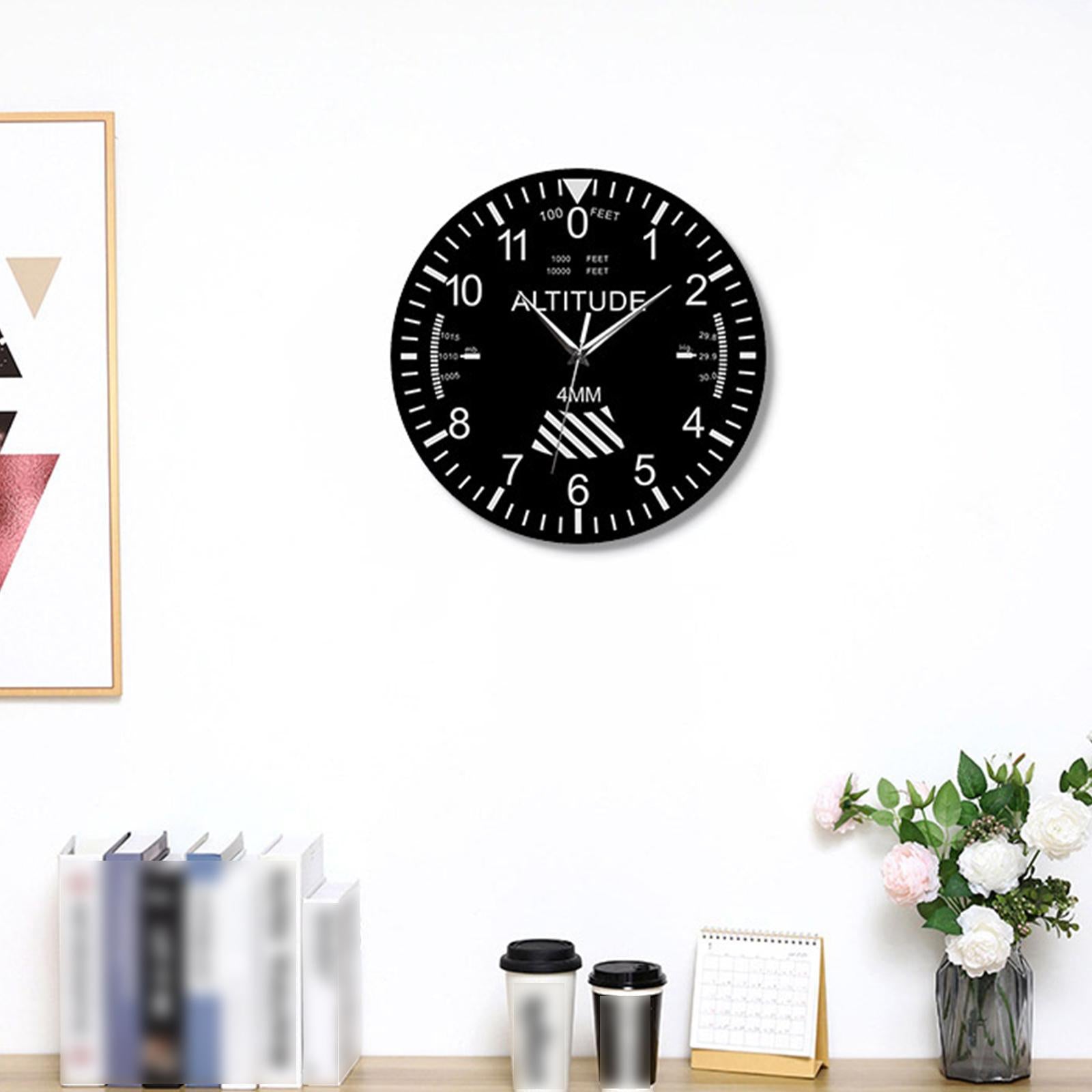 Decorative Wall Clock 30cm Acrylic Quiet for Dining Room Living Room Bedroom