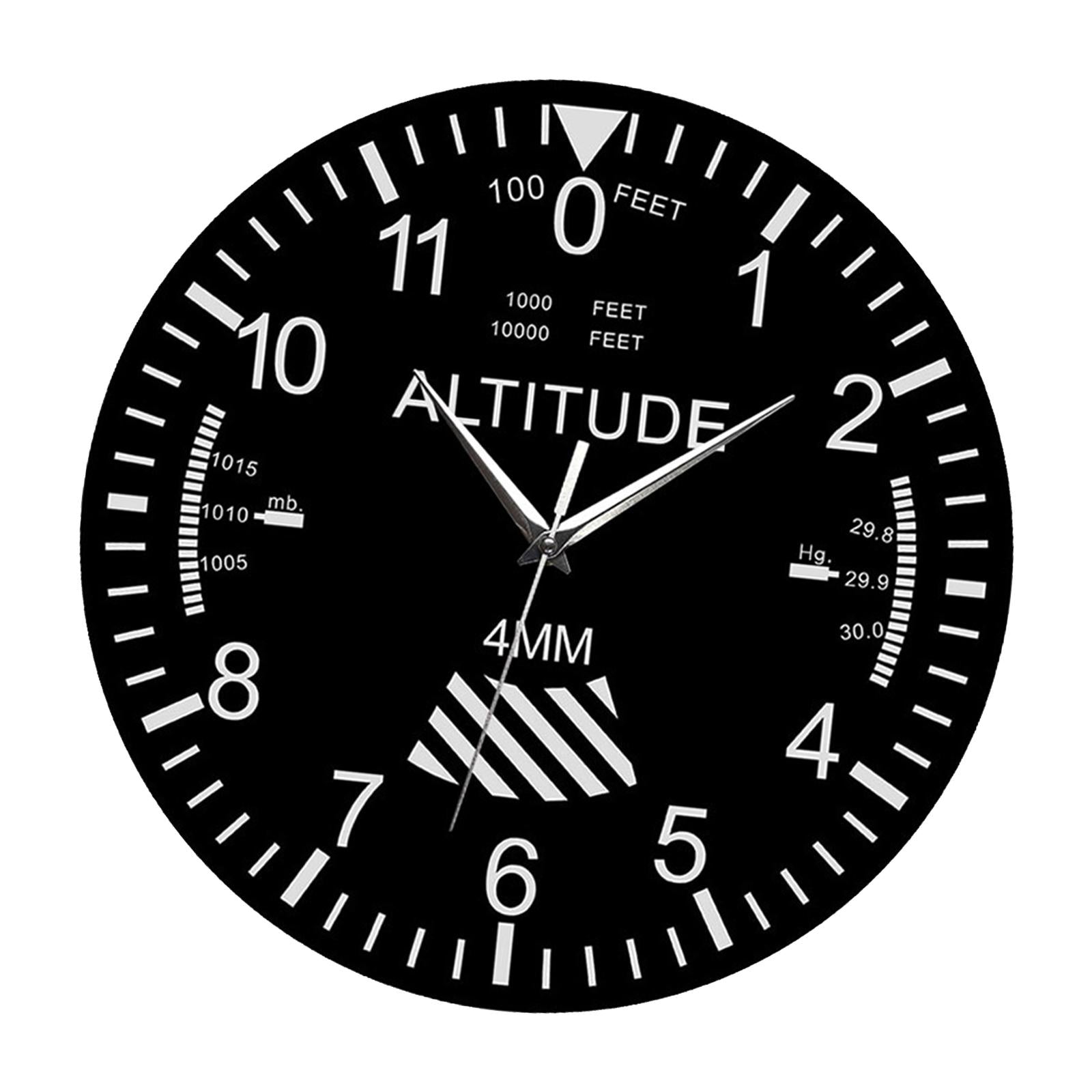 Decorative Wall Clock 30cm Acrylic Quiet for Dining Room Living Room Bedroom
