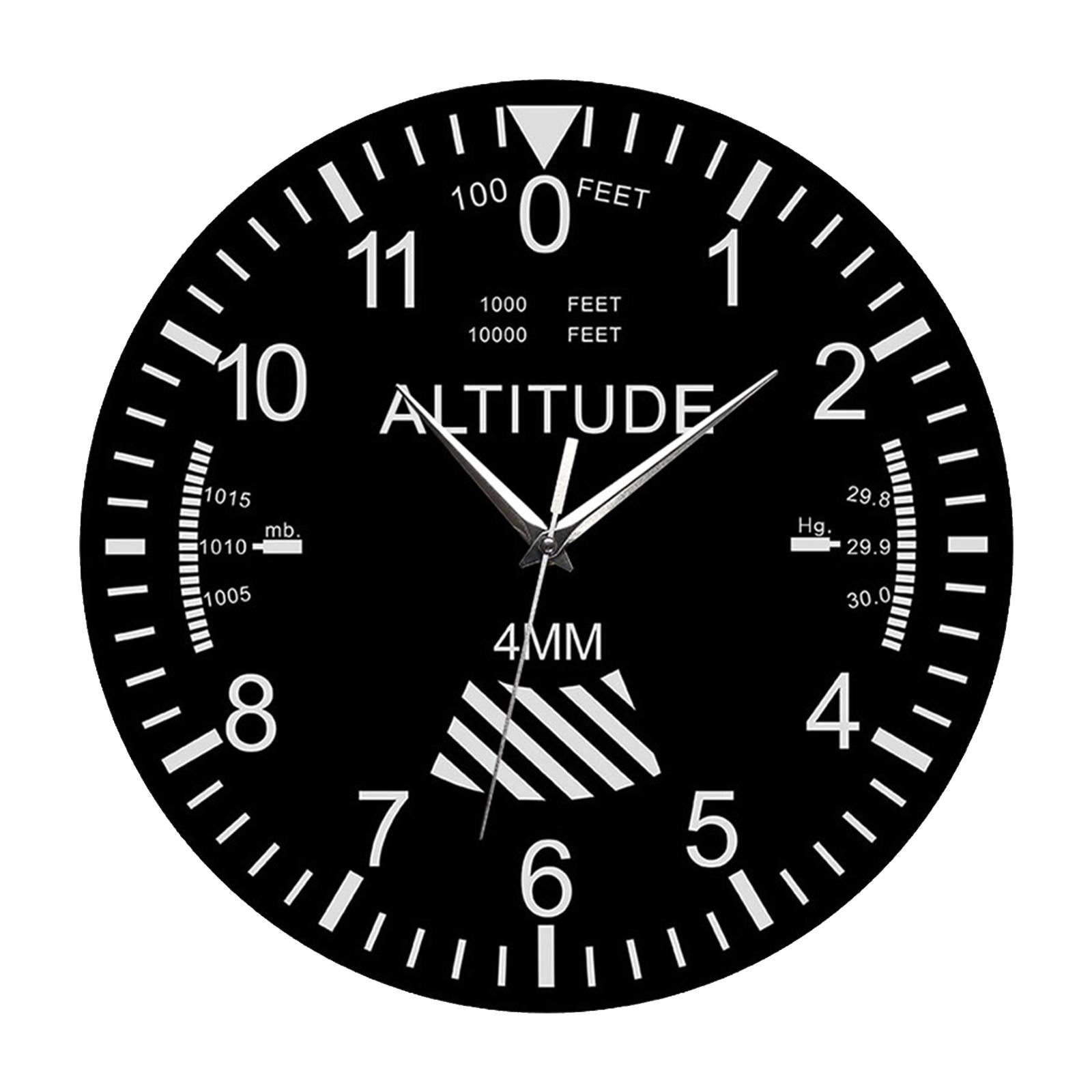 Decorative Wall Clock 30cm Acrylic Quiet for Dining Room Living Room Bedroom