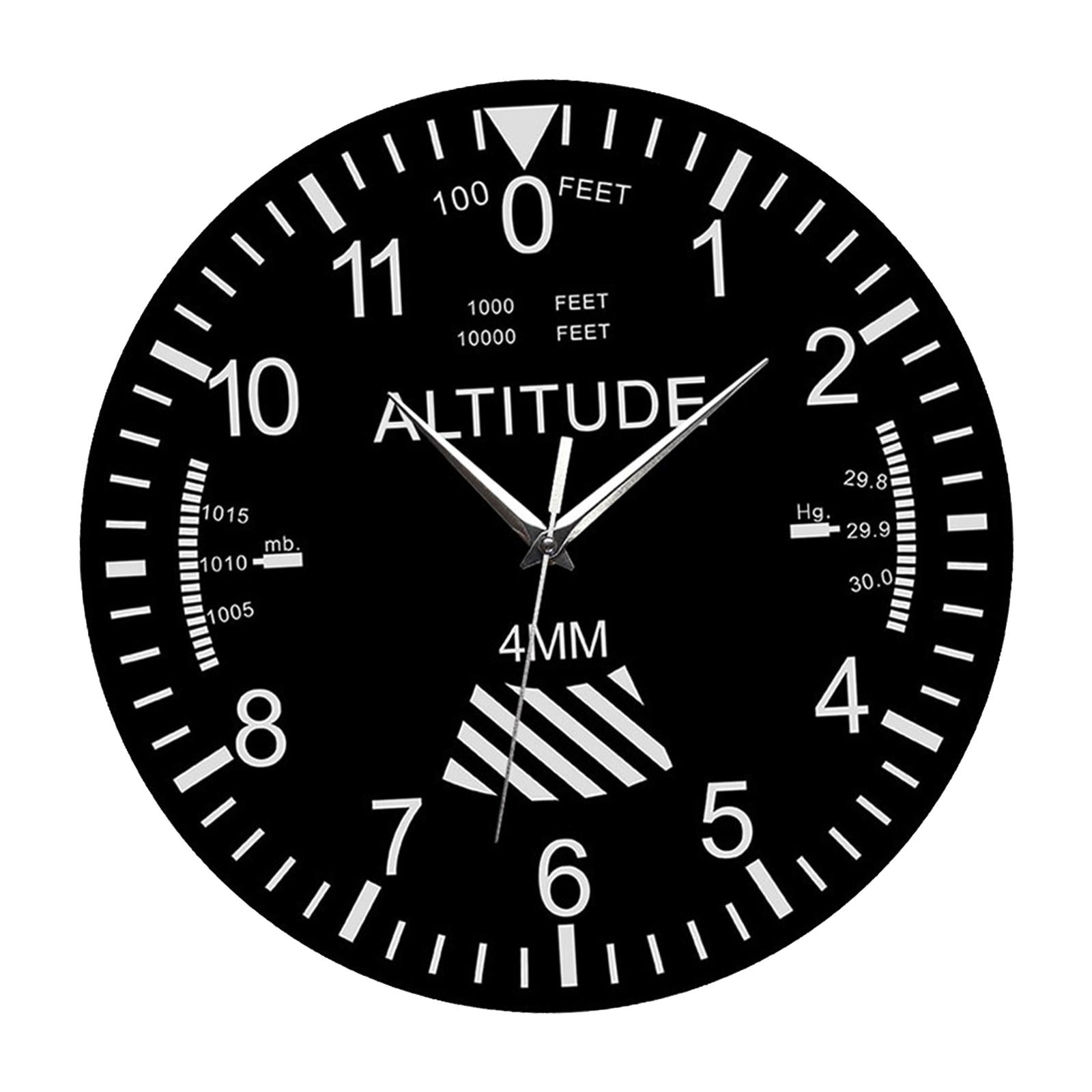 Decorative Wall Clock 30cm Acrylic Quiet for Dining Room Living Room Bedroom