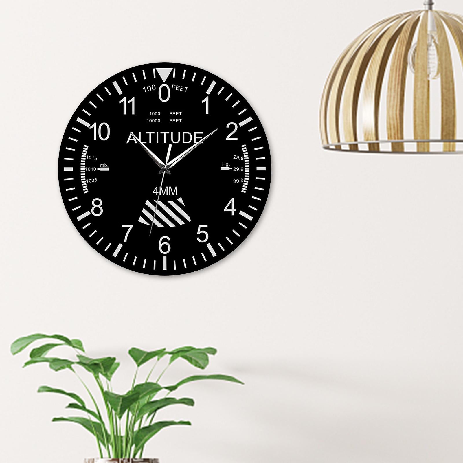 Decorative Wall Clock 30cm Acrylic Quiet for Dining Room Living Room Bedroom