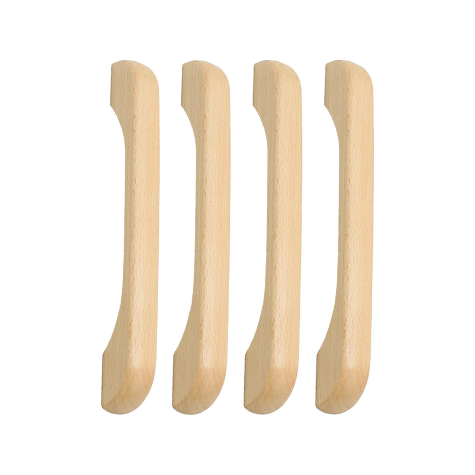 Drawer Pull Handles Dresser Furniture Wardrobe Bathroom Wooden Cabinet Knobs 4Pcs Arch Bridge