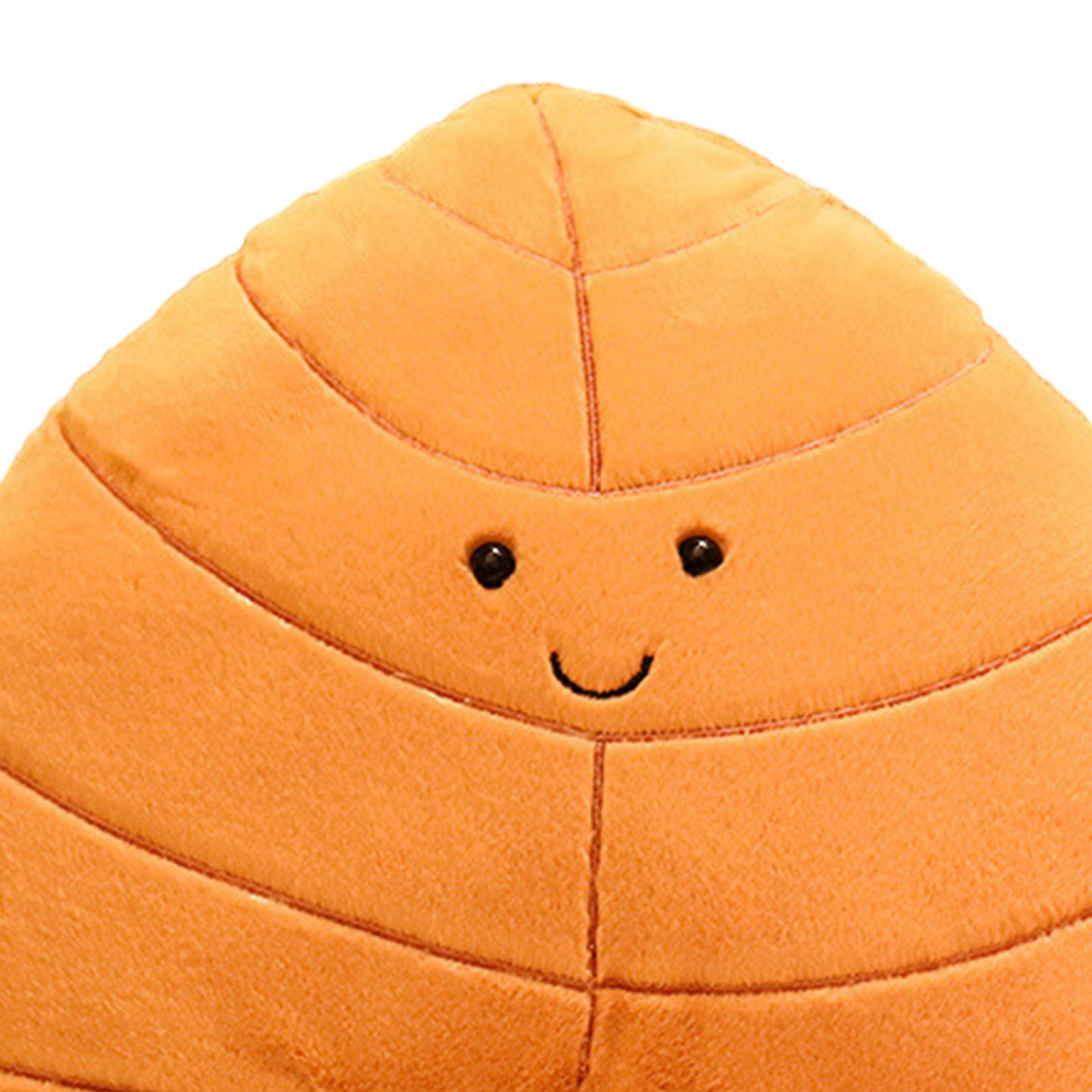 3D Leaf Plush Pillow Creative Back Cushion for Bedroom Couch Home Decoration Style E