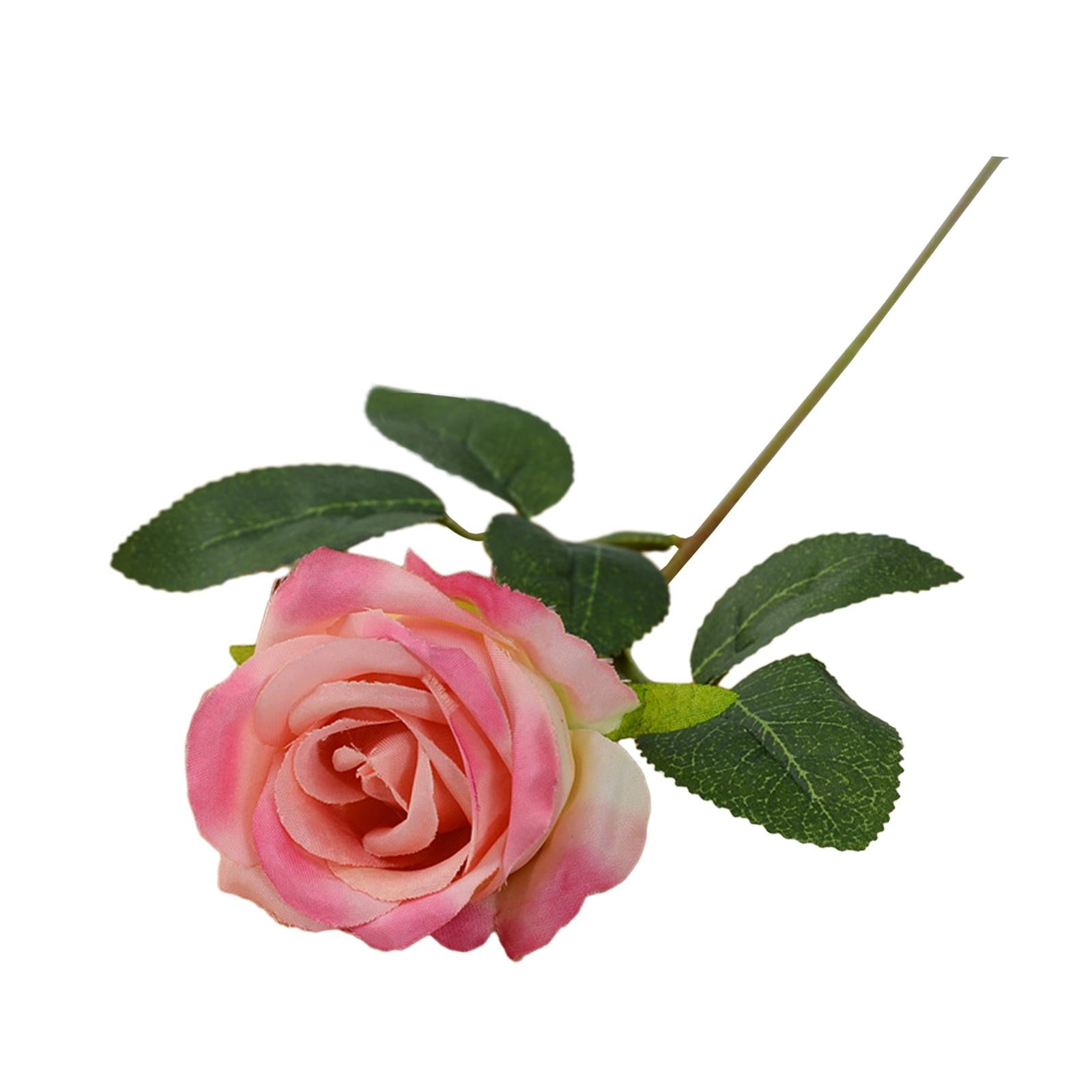Artificial Roses Fake Rose for Flowers Party Centerpieces Wedding Decoration Pink B