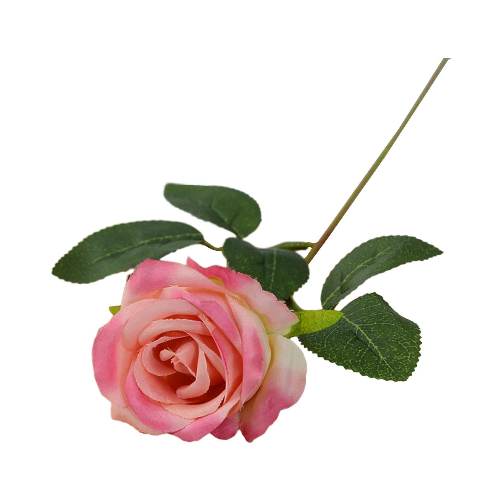 Artificial Roses Fake Rose for Flowers Party Centerpieces Wedding Decoration Pink B