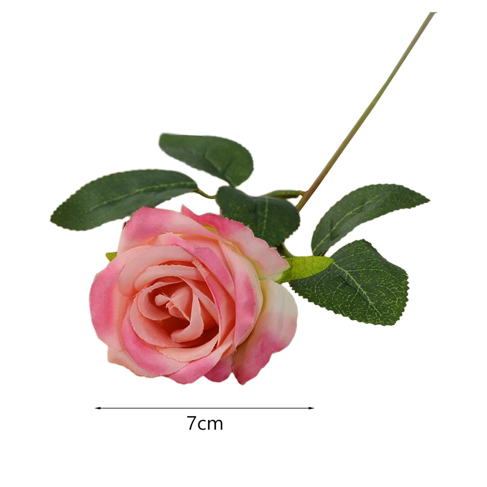 Artificial Roses Fake Rose for Flowers Party Centerpieces Wedding Decoration Pink B