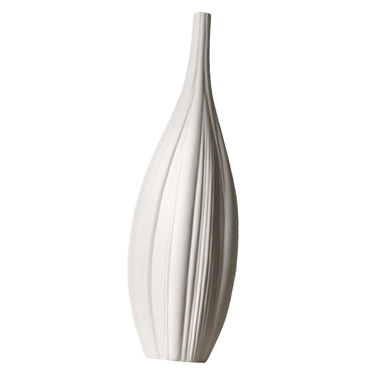 Ceramic Flower Vase Tabletop Decoration for Office Dorm Wedding Centerpieces 50x17cm