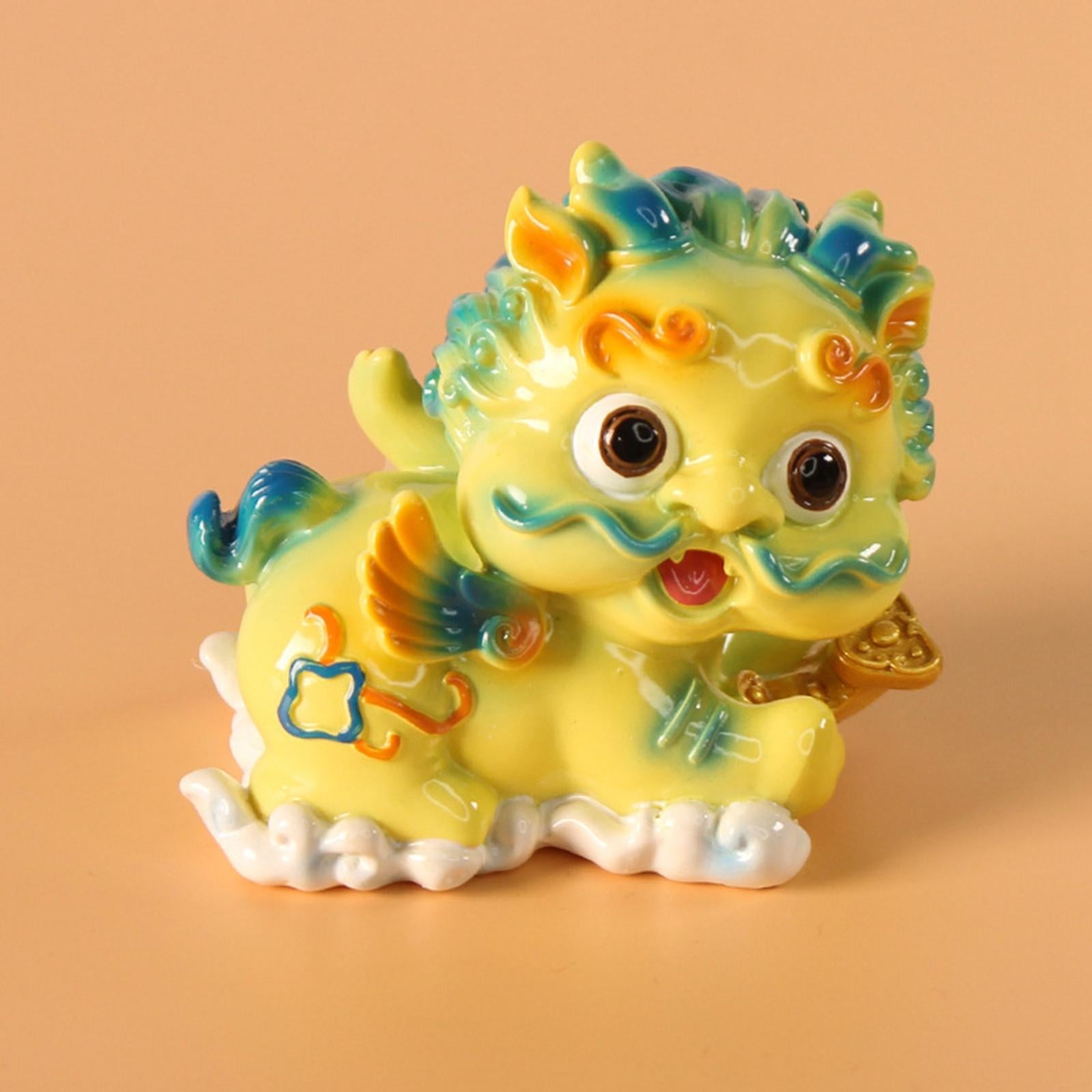 Car Dashboard Decoration Artwork Table Pixiu Statue for Hotel Home Decor Bar Style B