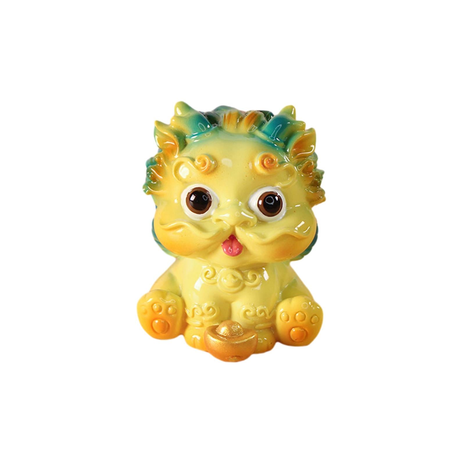 Pixiu Statue Desk Car Dashboard Decoration for Bedroom Restaurant Study Room Style D