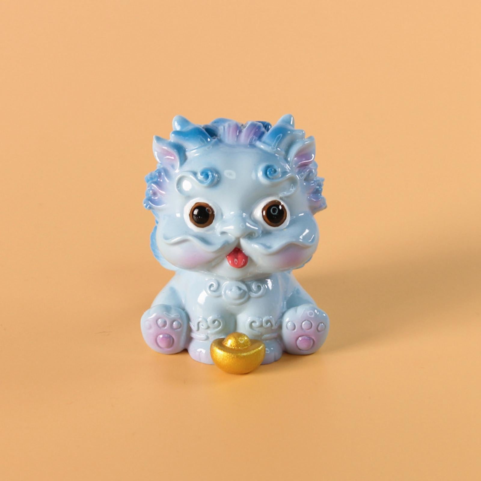 Pixiu Statue Desk Car Dashboard Decoration for Bedroom Restaurant Study Room Style F
