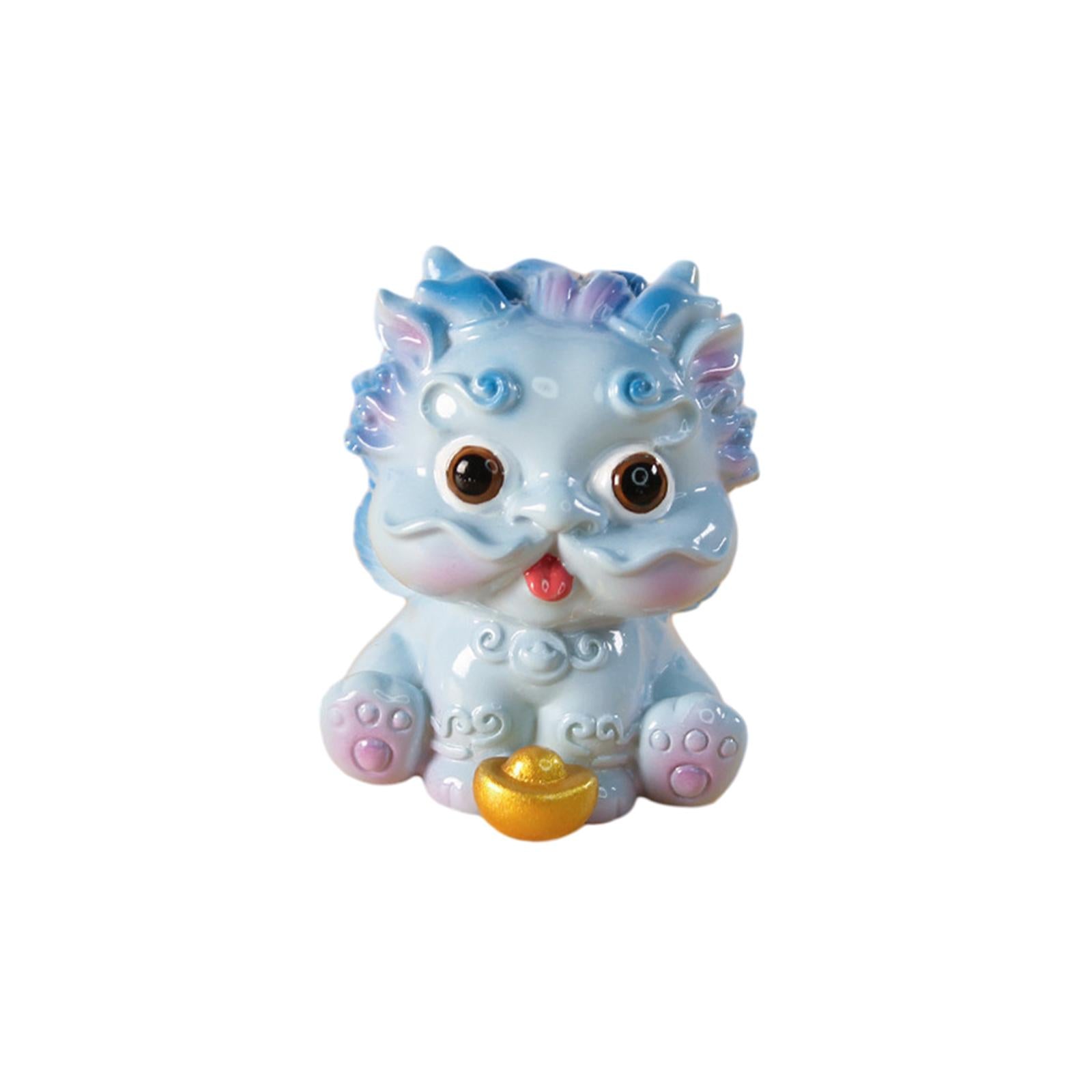 Pixiu Statue Desk Car Dashboard Decoration for Bedroom Restaurant Study Room Style F