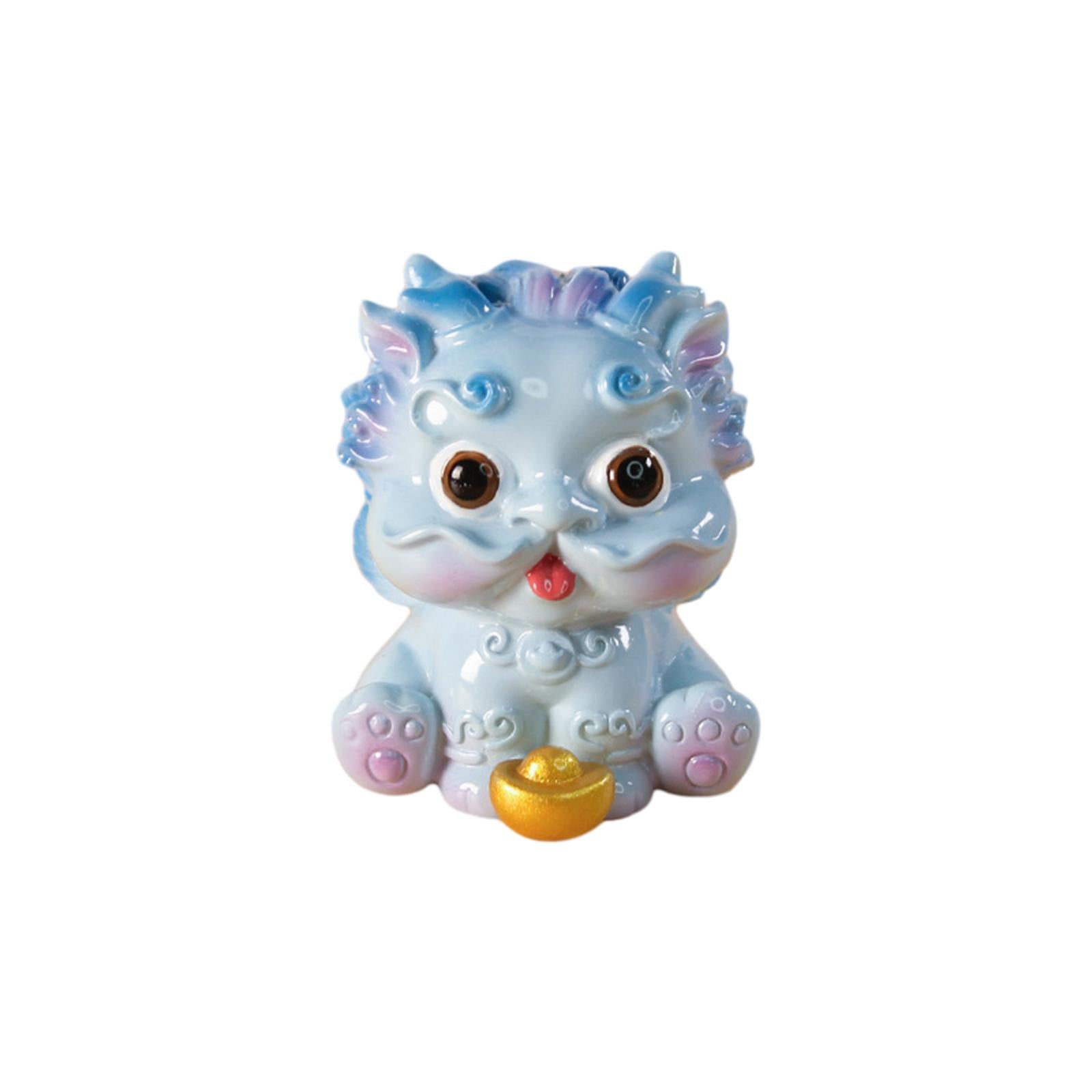 Pixiu Statue Desk Car Dashboard Decoration for Bedroom Restaurant Study Room Style F