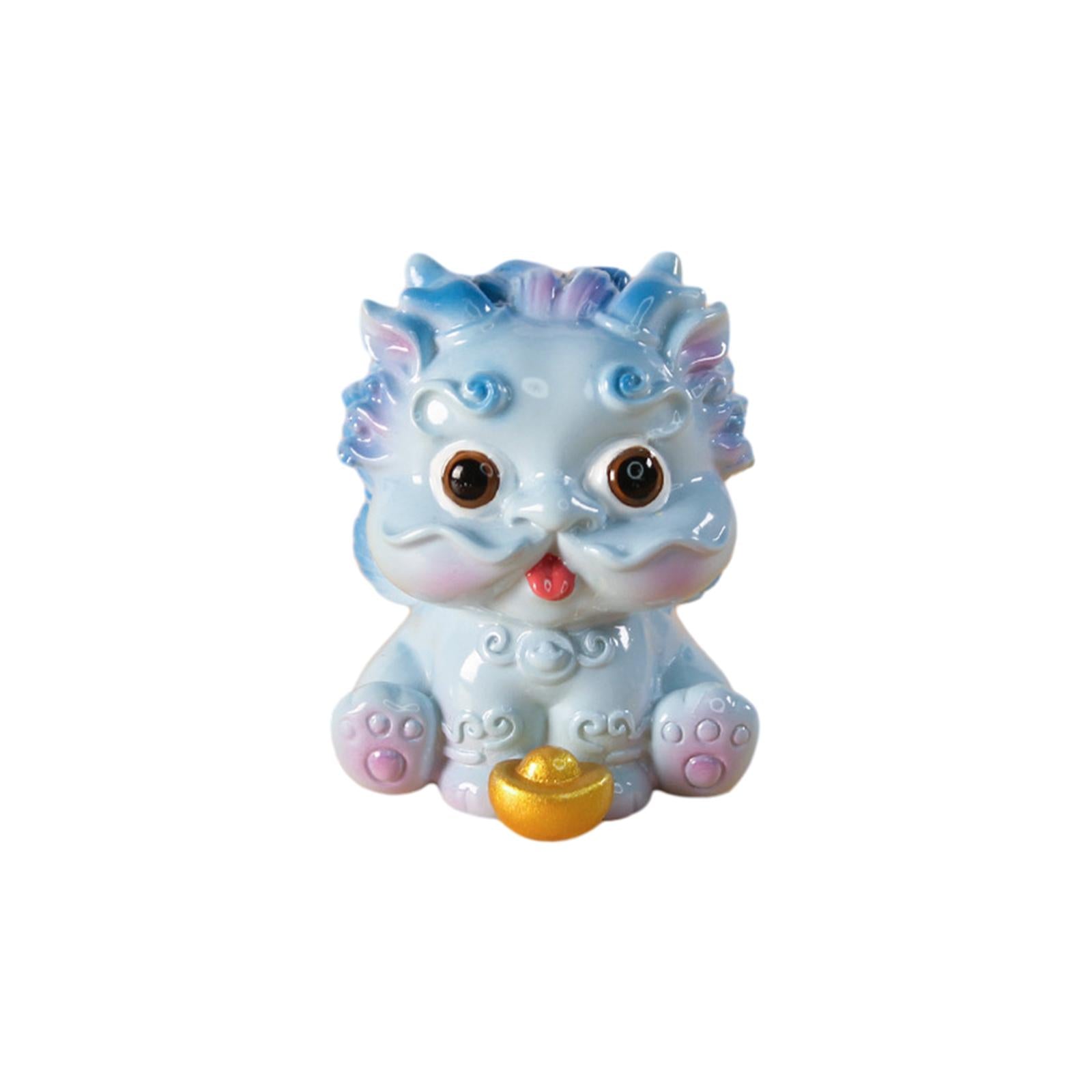 Pixiu Statue Desk Car Dashboard Decoration for Bedroom Restaurant Study Room Style F