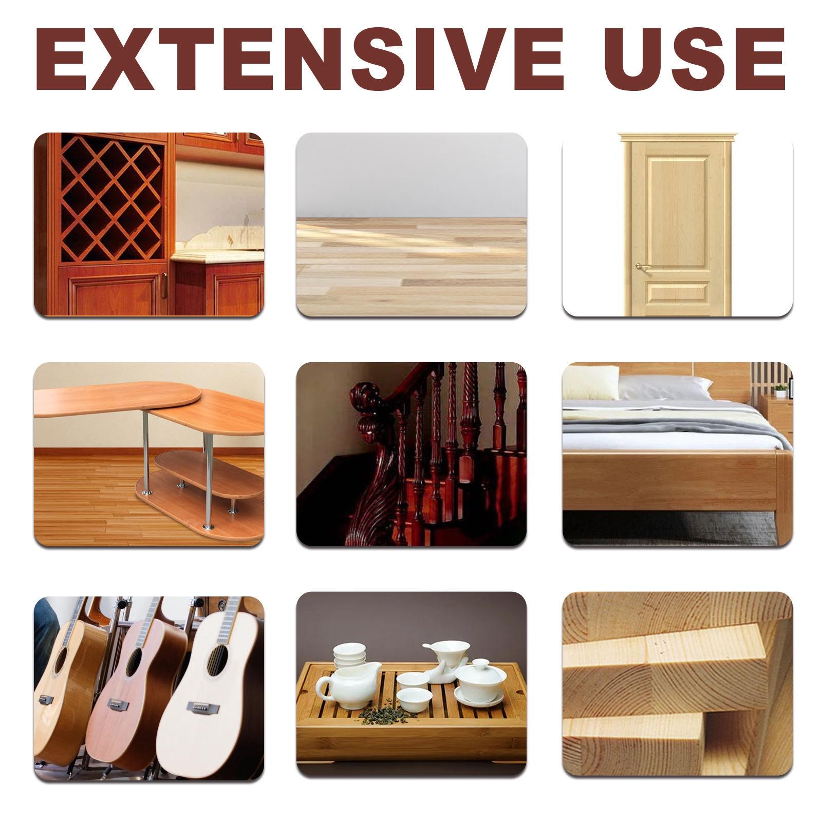 2xWood Scratch Repair Kit Wood Furniture Repair Kit for Hole Wooden Door Desks Begonia Wood