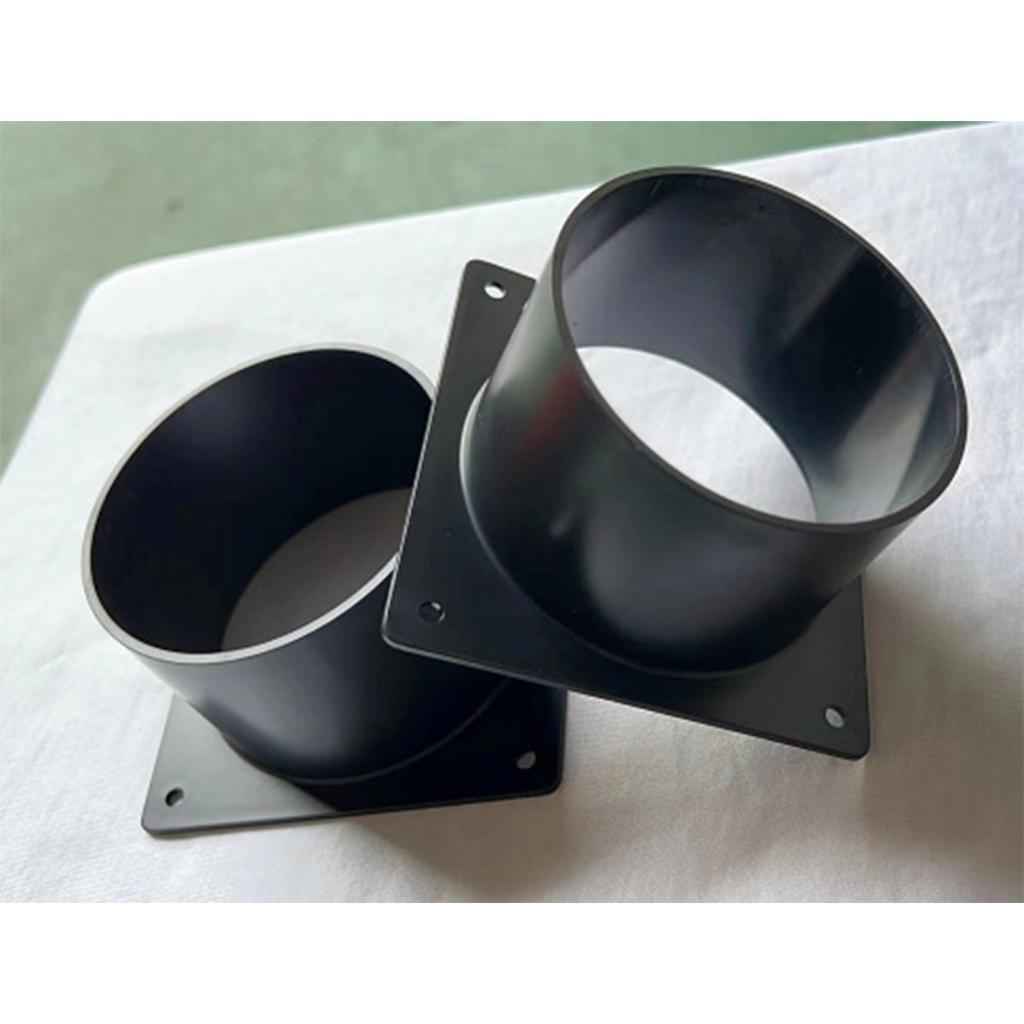 Air Vent Duct Connector Flange Heating Replaceable Walls Air Tube Hose Flange 75mm