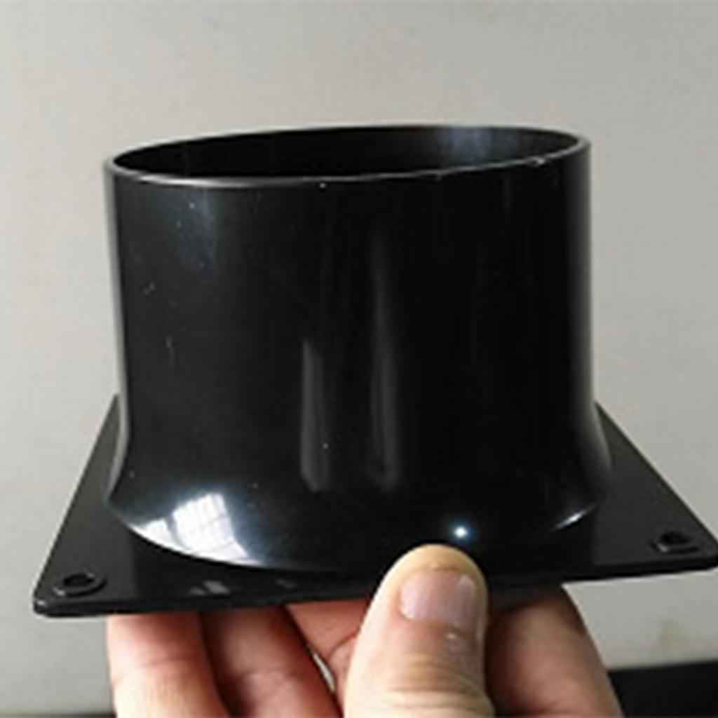Air Vent Duct Connector Flange Heating Replaceable Walls Air Tube Hose Flange 75mm