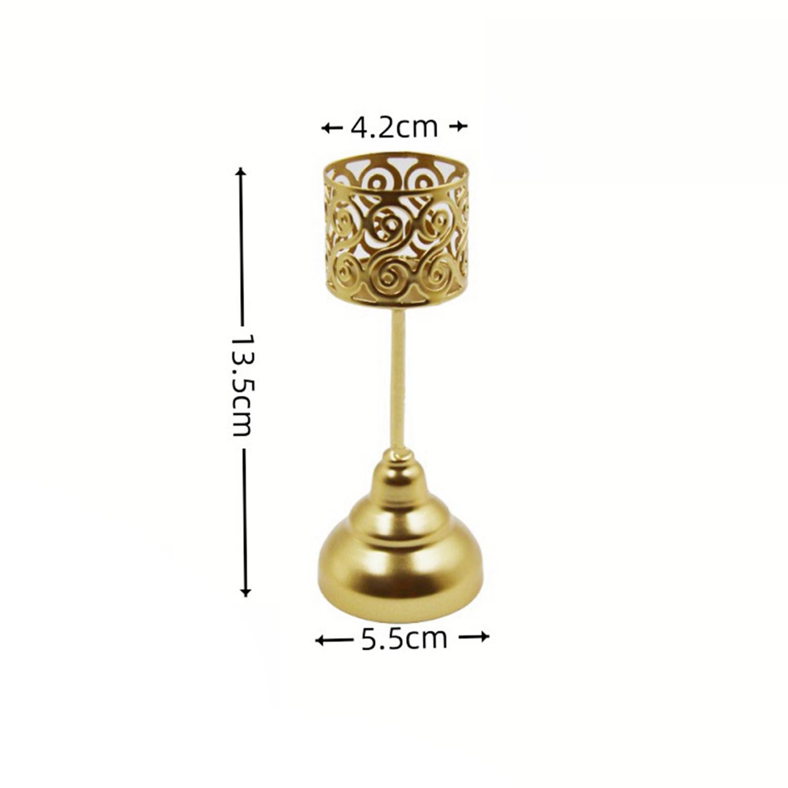 Decorative Candle Stand Geometric for Bedroom Table Decorations Dining Table Style A