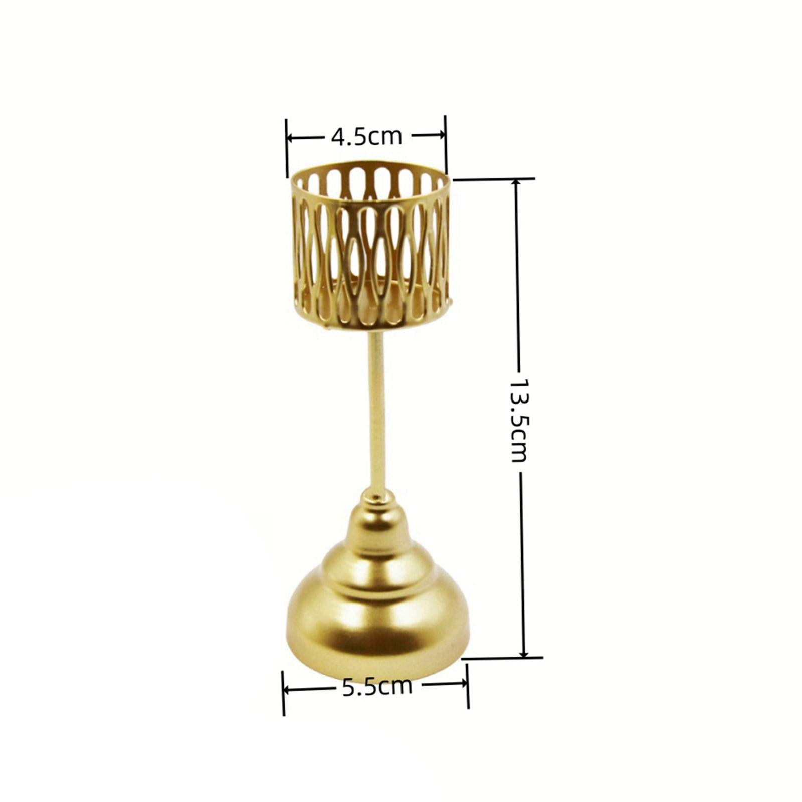 Decorative Candle Stand Geometric for Bedroom Table Decorations Dining Table Style B